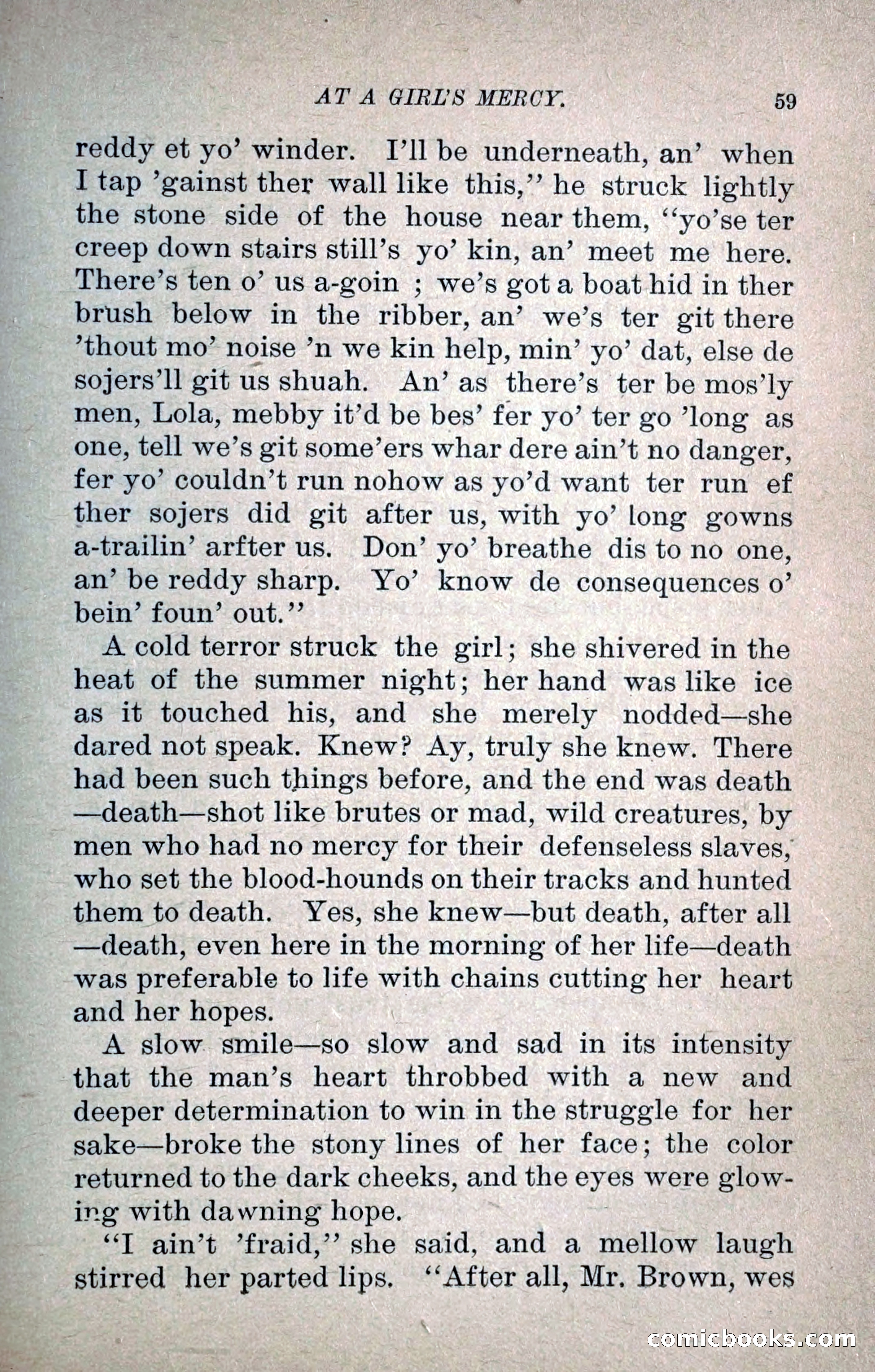 At a Girl's Mercy, or, The Fortunes of War — page 70 of 253