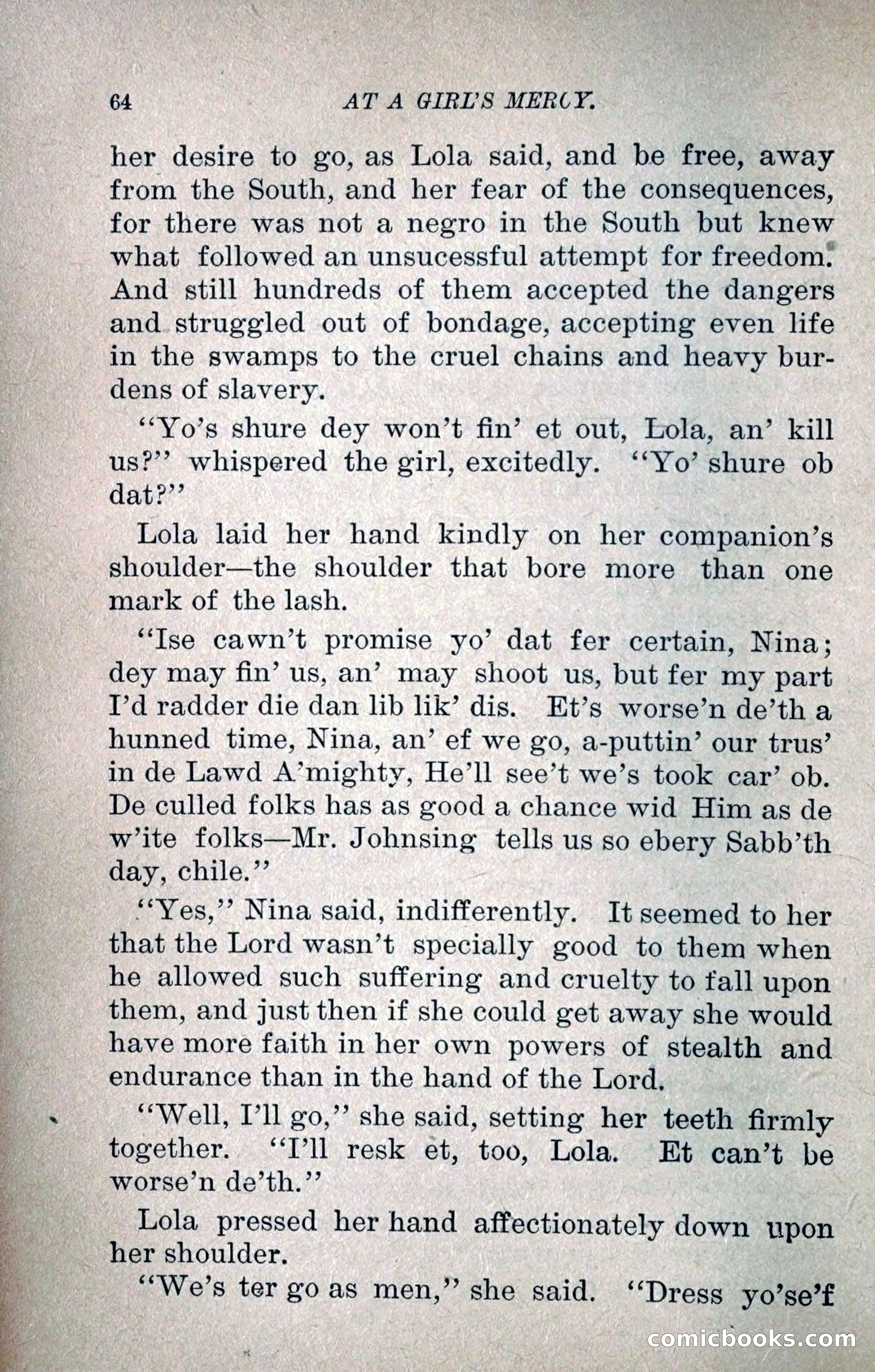 At a Girl's Mercy, or, The Fortunes of War — page 75 of 253