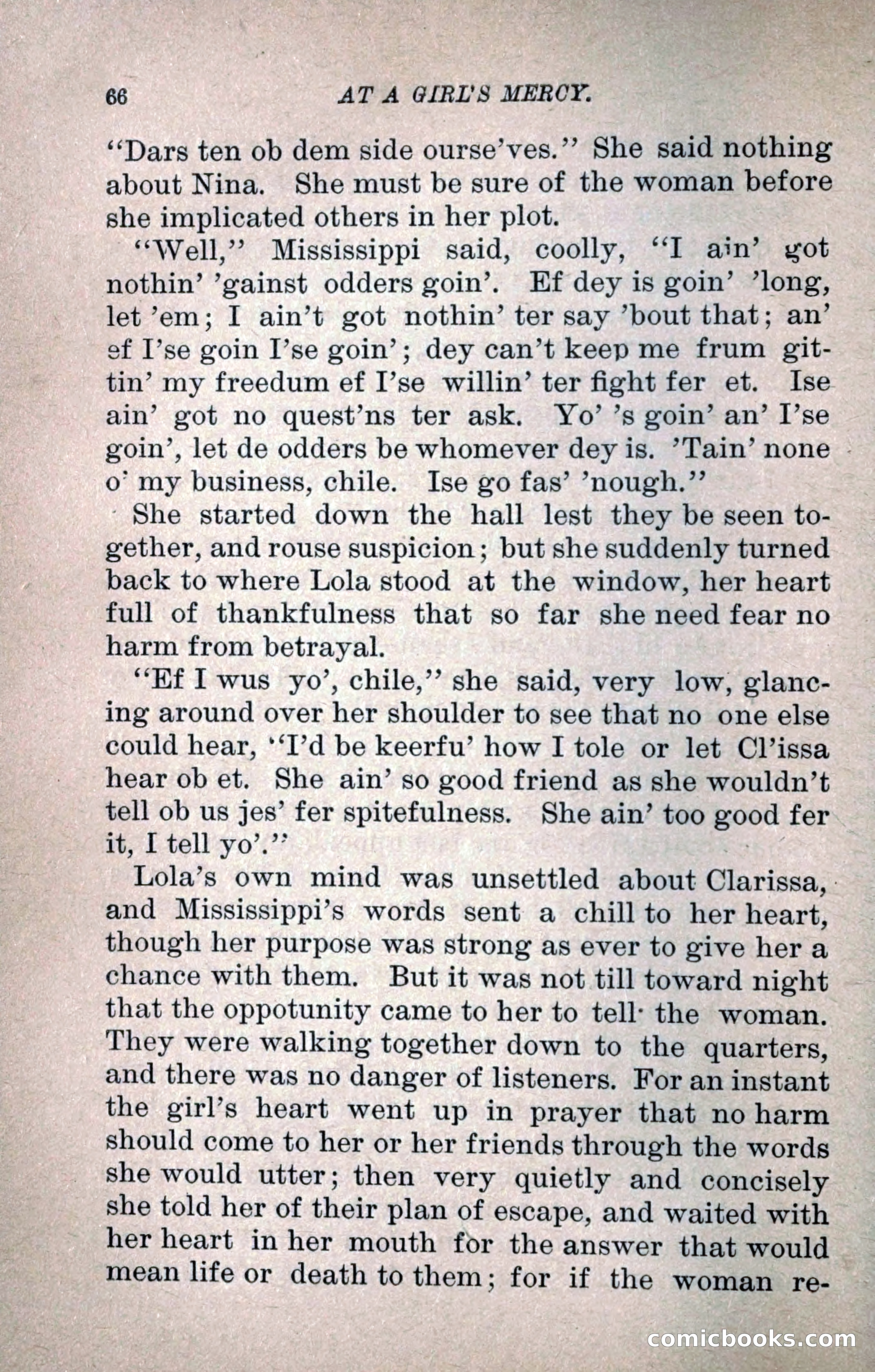 At a Girl's Mercy, or, The Fortunes of War — page 77 of 253