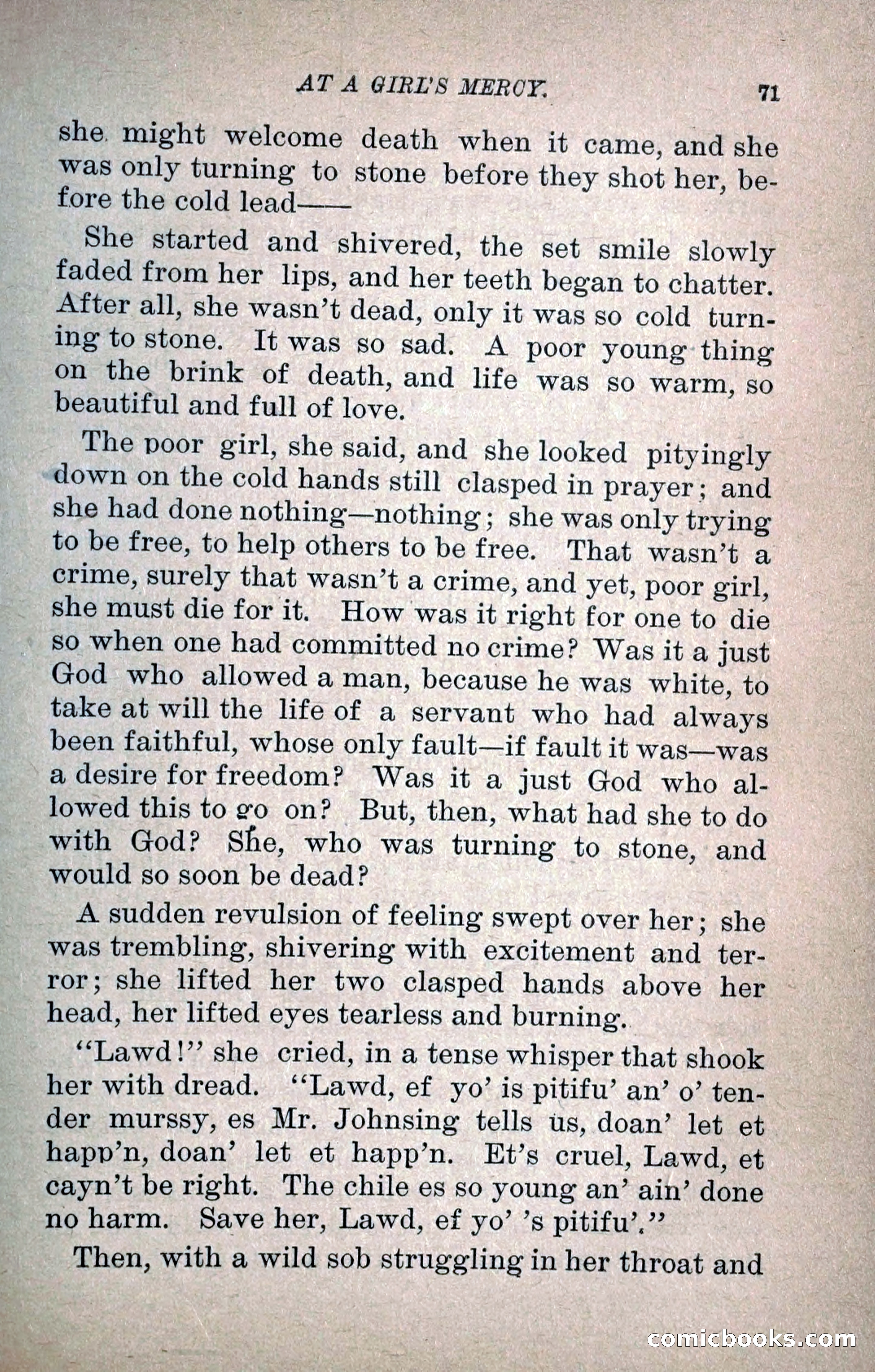 At a Girl's Mercy, or, The Fortunes of War — page 82 of 253
