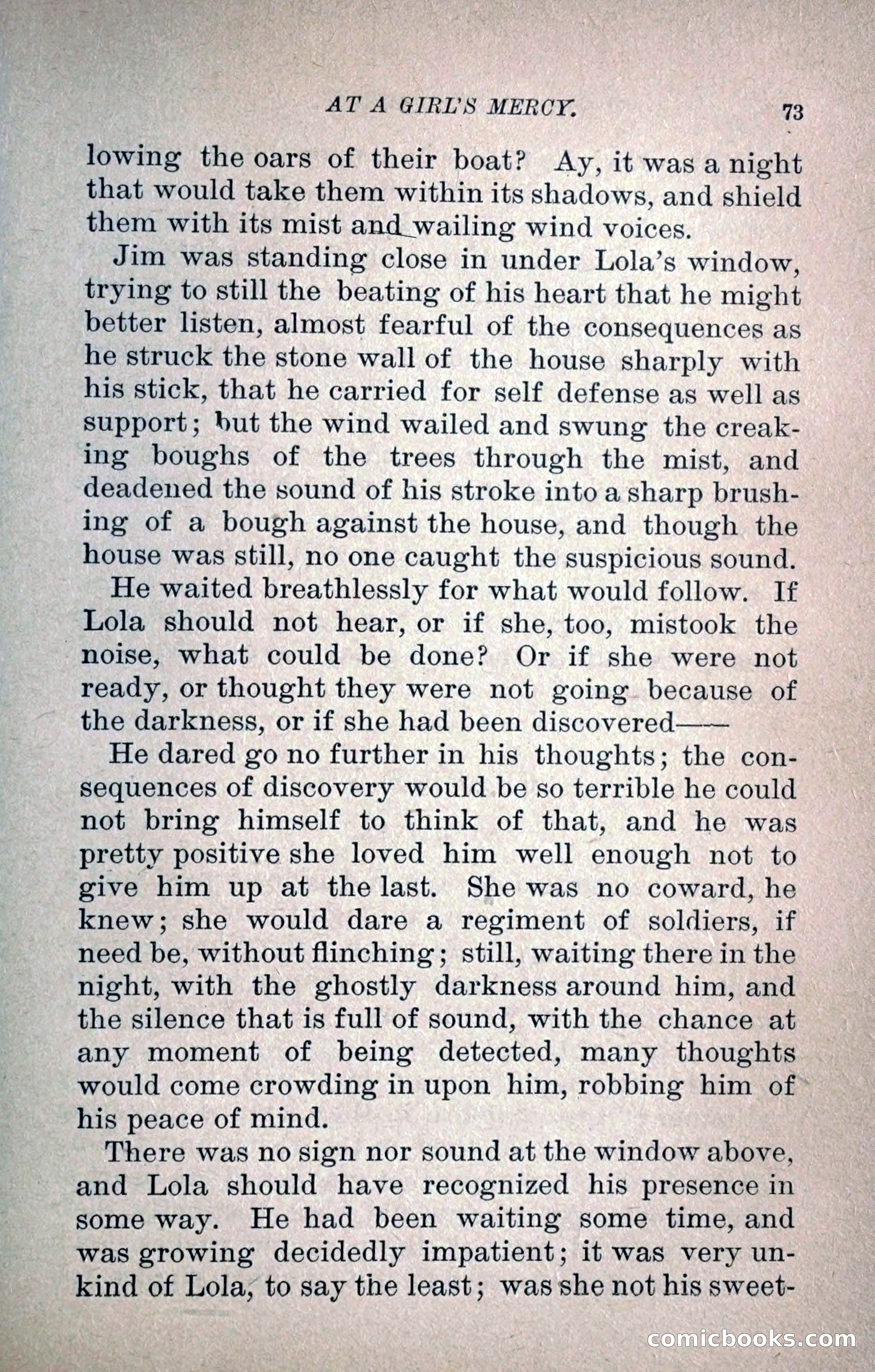 At a Girl's Mercy, or, The Fortunes of War — page 84 of 253
