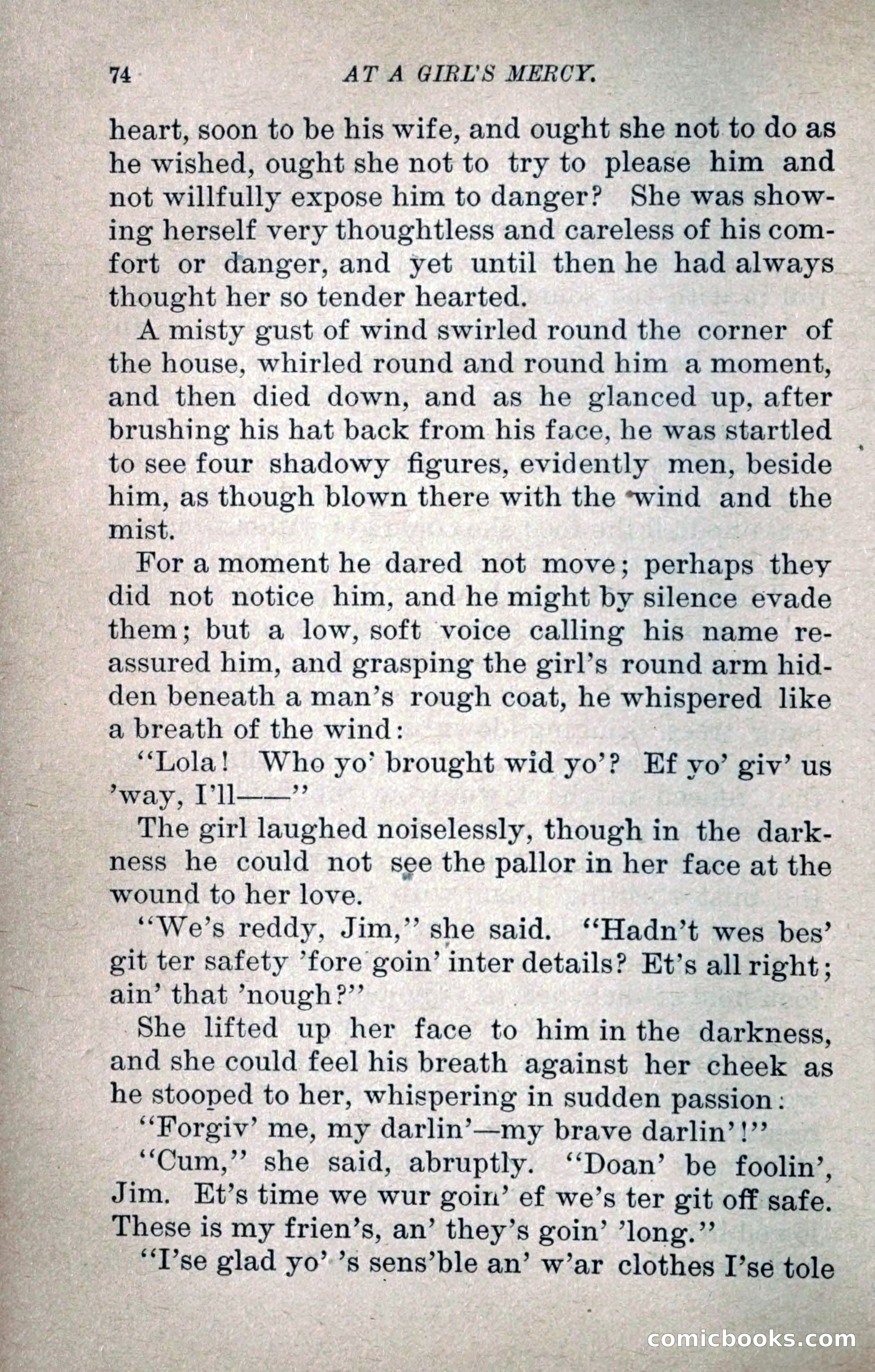 At a Girl's Mercy, or, The Fortunes of War — page 85 of 253