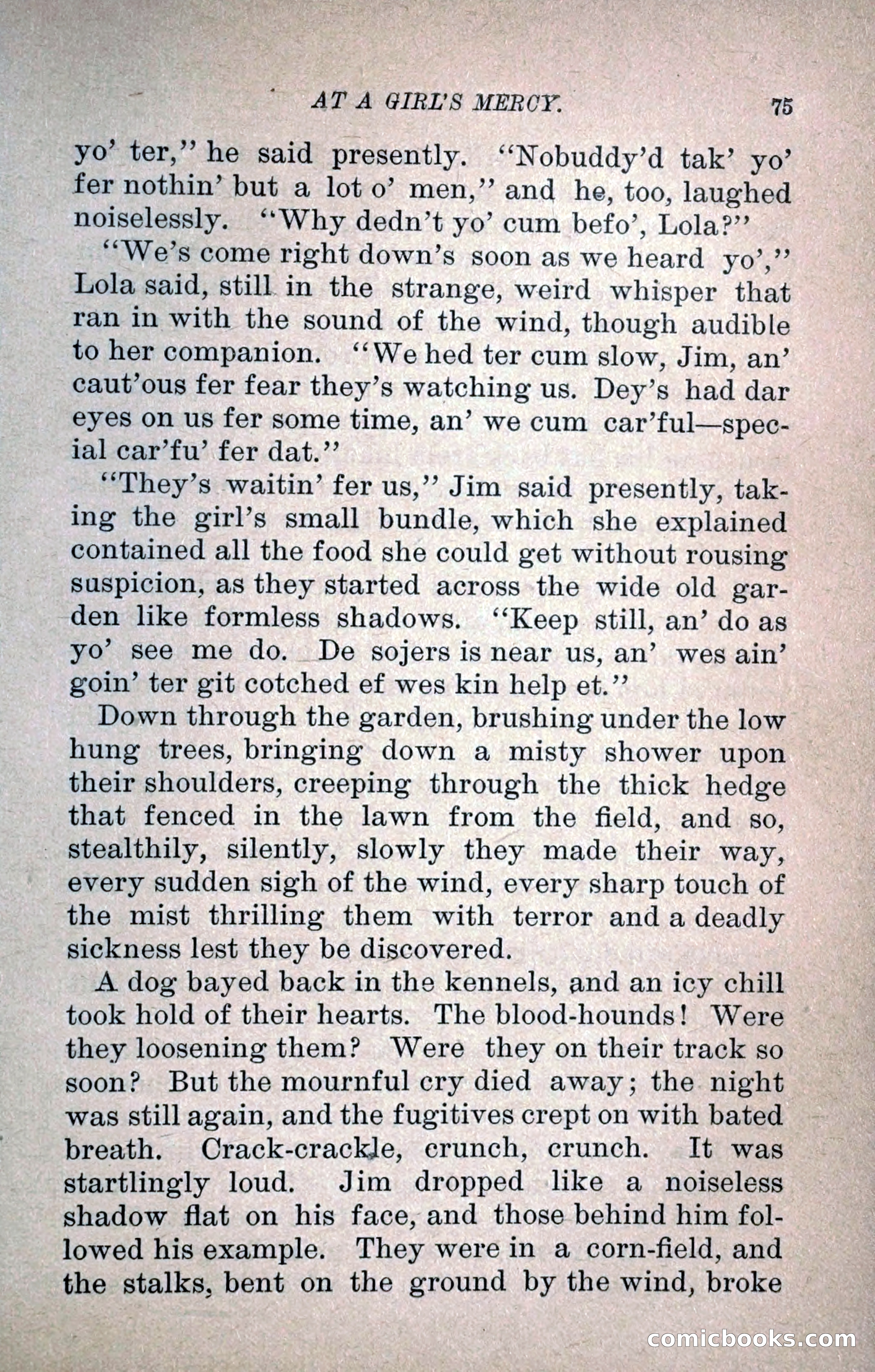 At a Girl's Mercy, or, The Fortunes of War — page 86 of 253