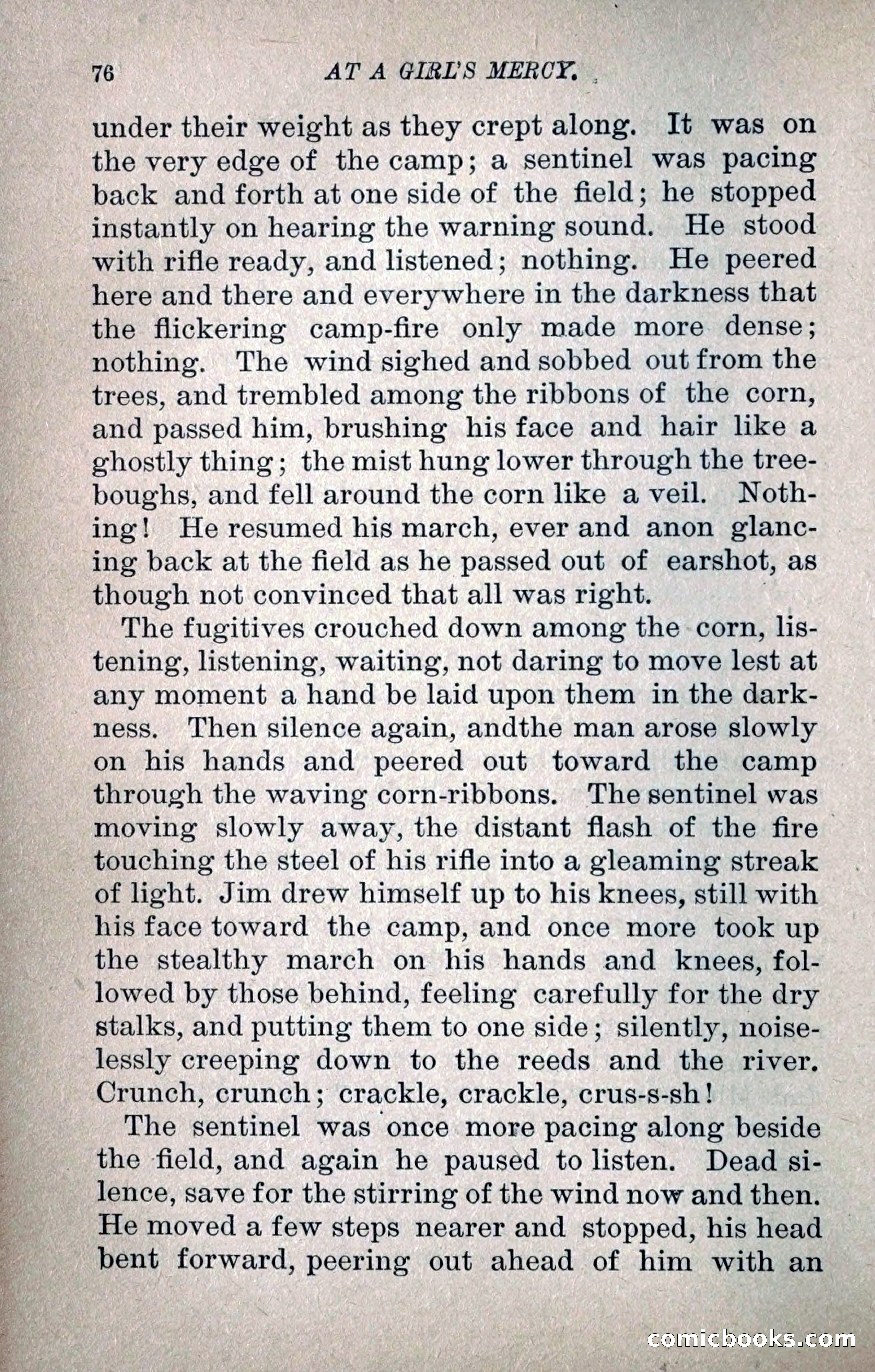At a Girl's Mercy, or, The Fortunes of War — page 87 of 253