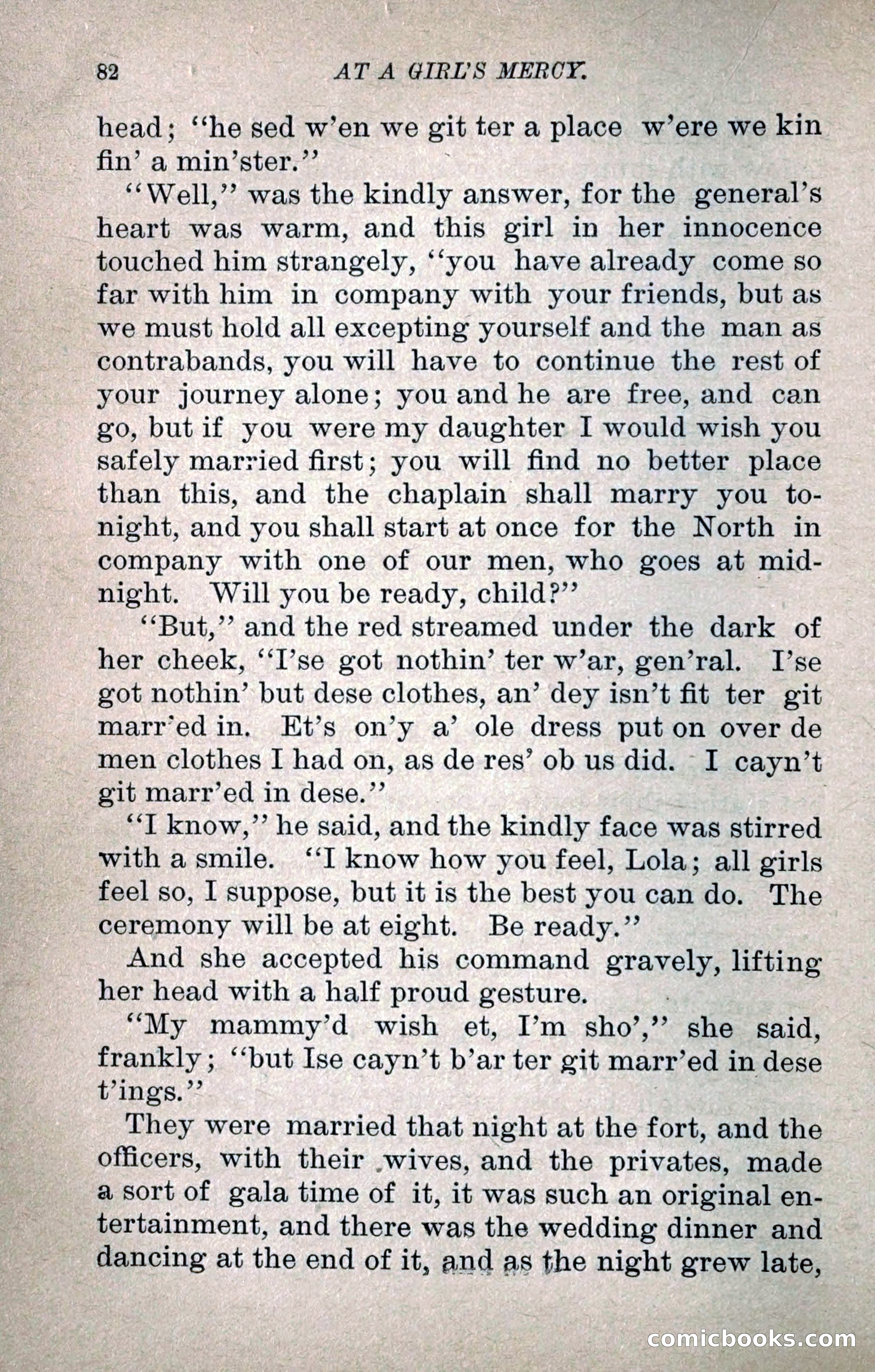At a Girl's Mercy, or, The Fortunes of War — page 93 of 253