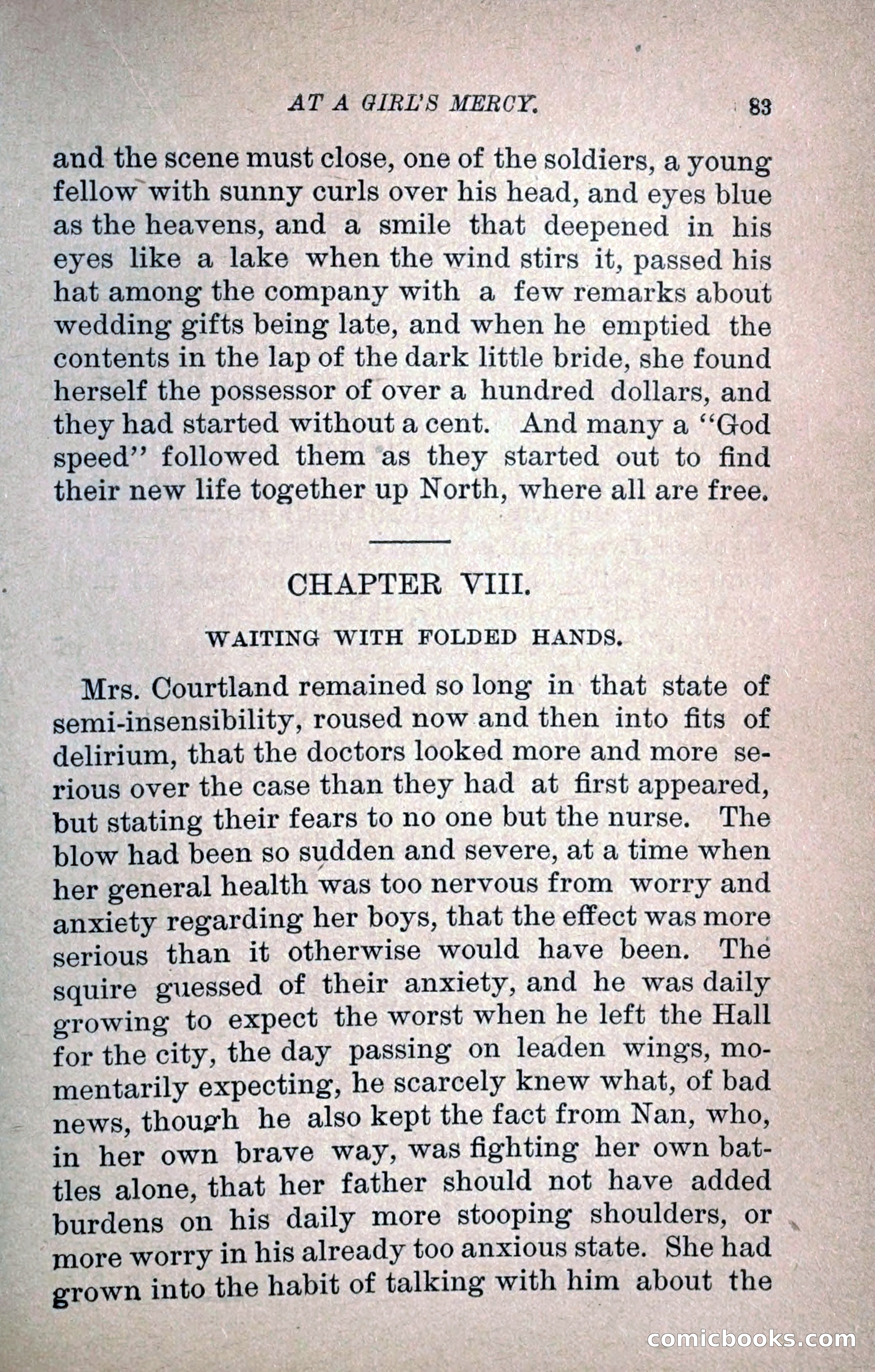 At a Girl's Mercy, or, The Fortunes of War — page 94 of 253