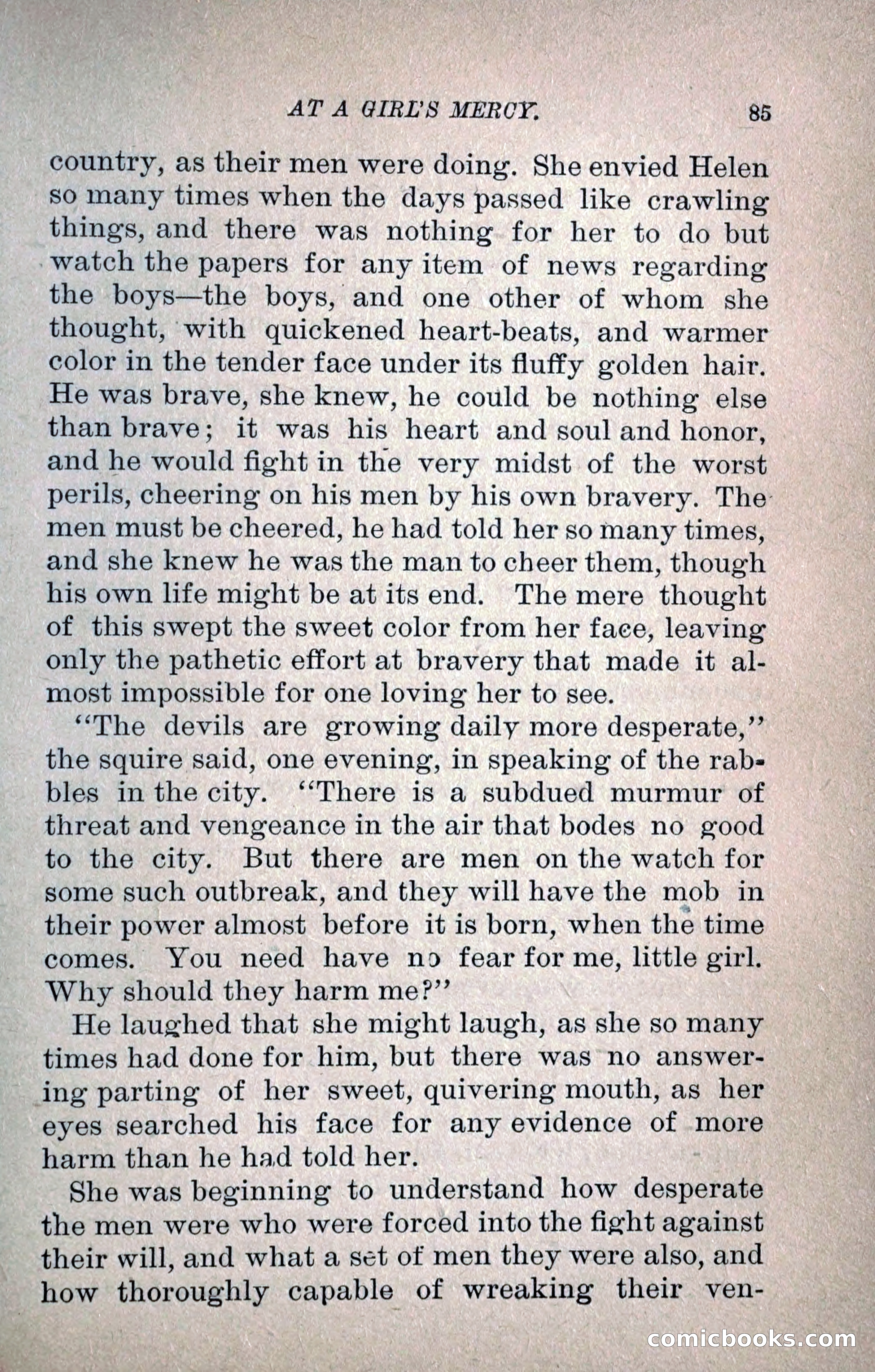 At a Girl's Mercy, or, The Fortunes of War — page 96 of 253