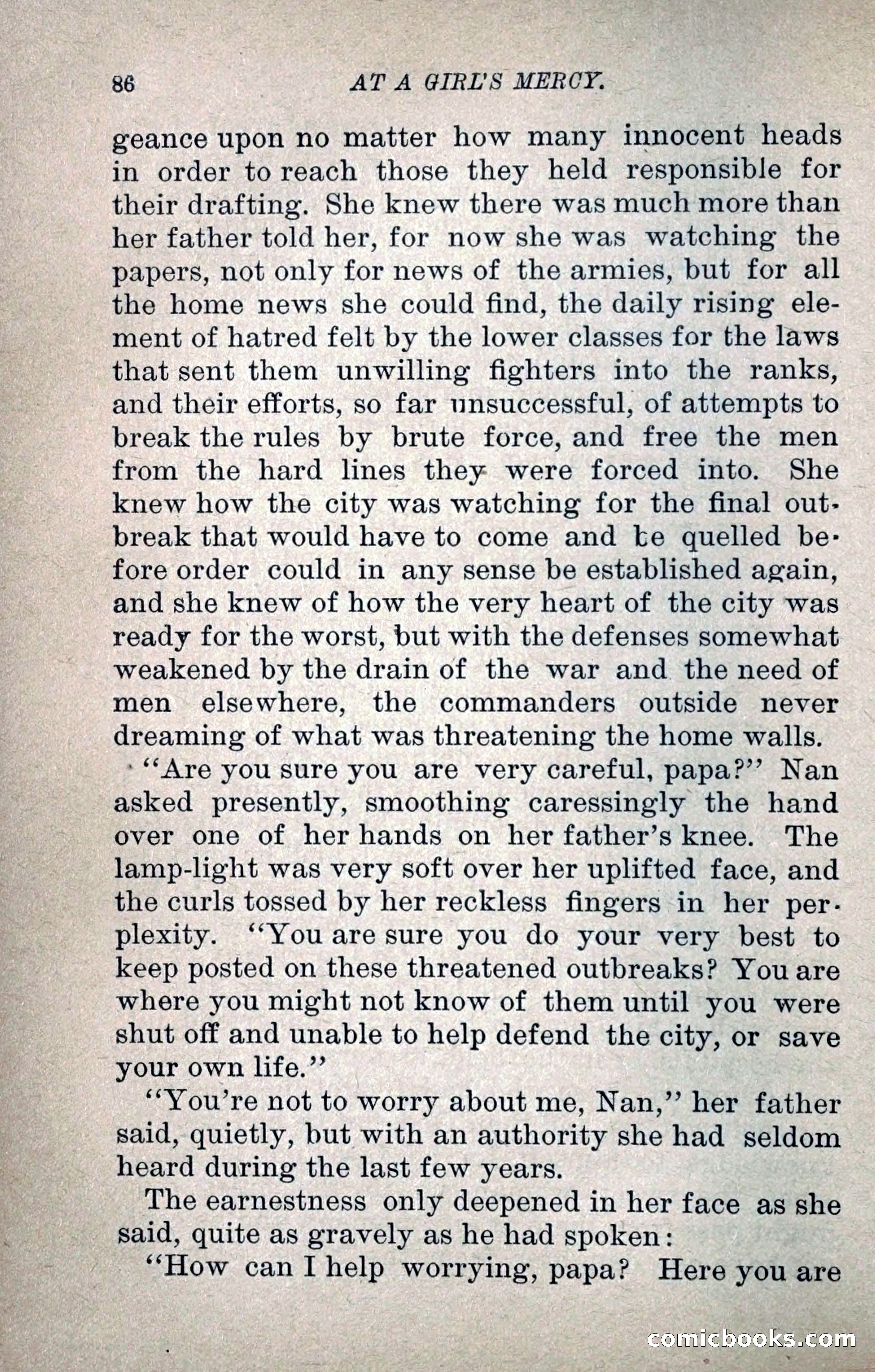 At a Girl's Mercy, or, The Fortunes of War — page 97 of 253