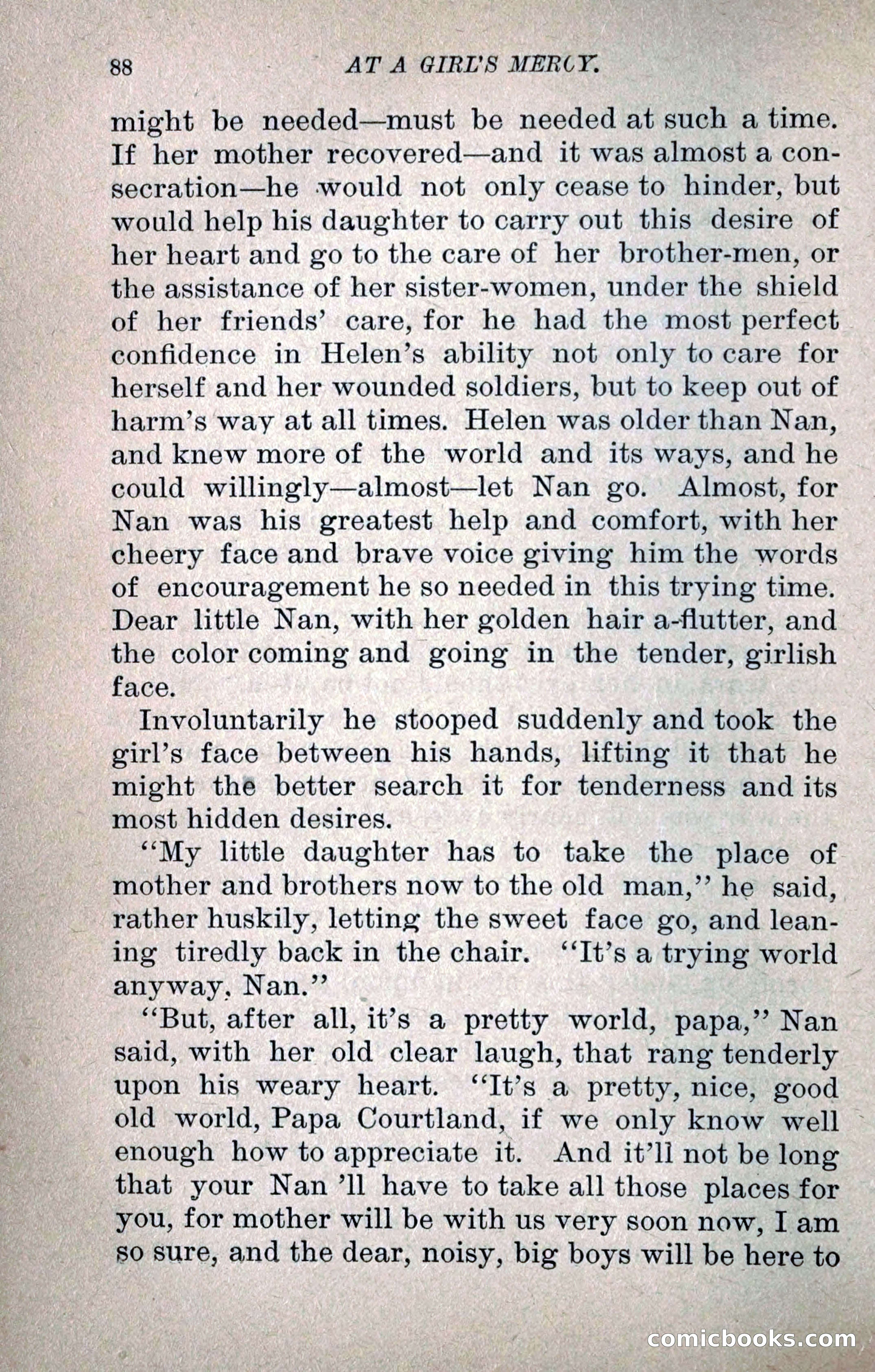 At a Girl's Mercy, or, The Fortunes of War — page 99 of 253