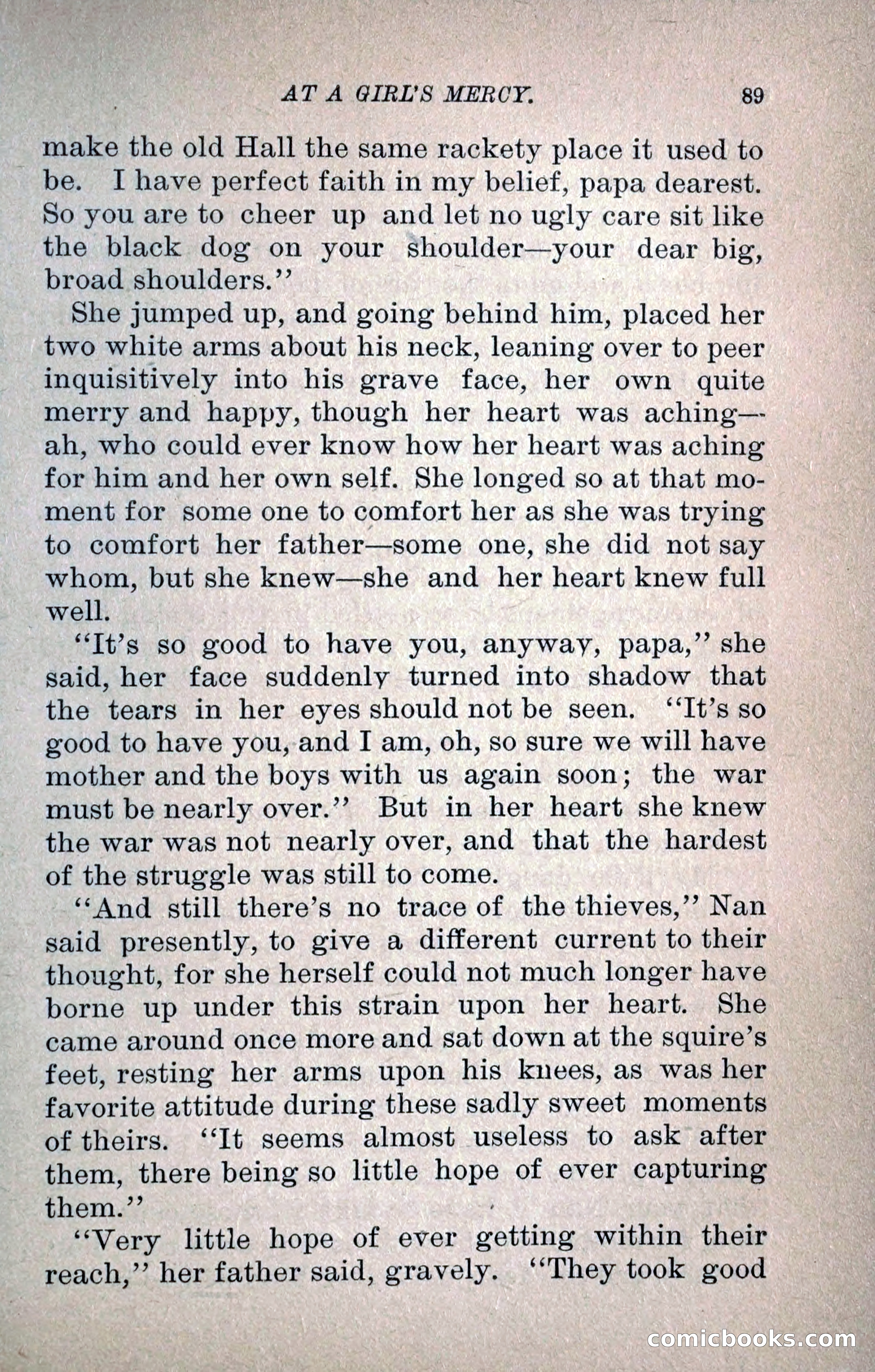 At a Girl's Mercy, or, The Fortunes of War — page 100 of 253