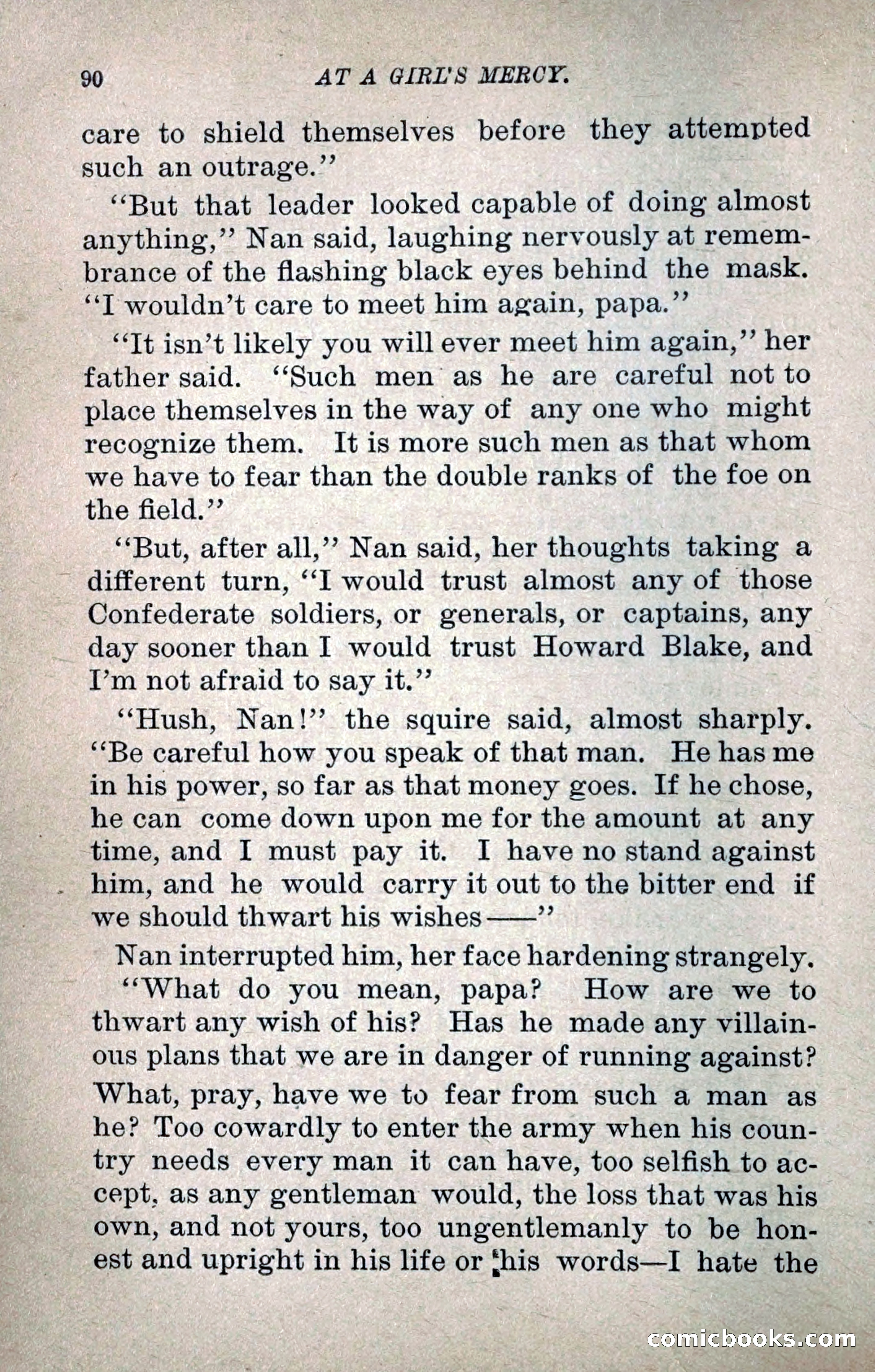 At a Girl's Mercy, or, The Fortunes of War — page 101 of 253
