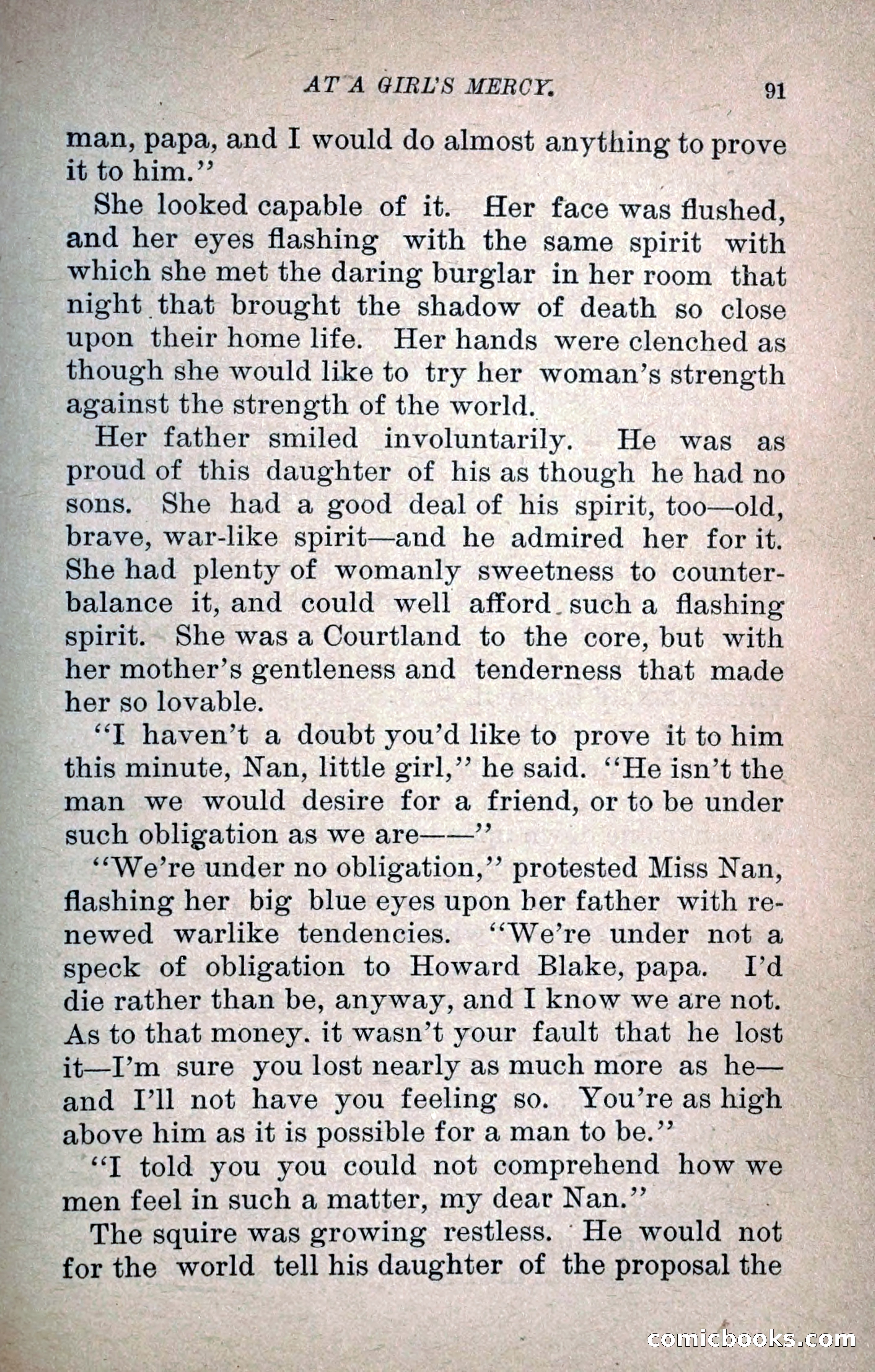 At a Girl's Mercy, or, The Fortunes of War — page 102 of 253