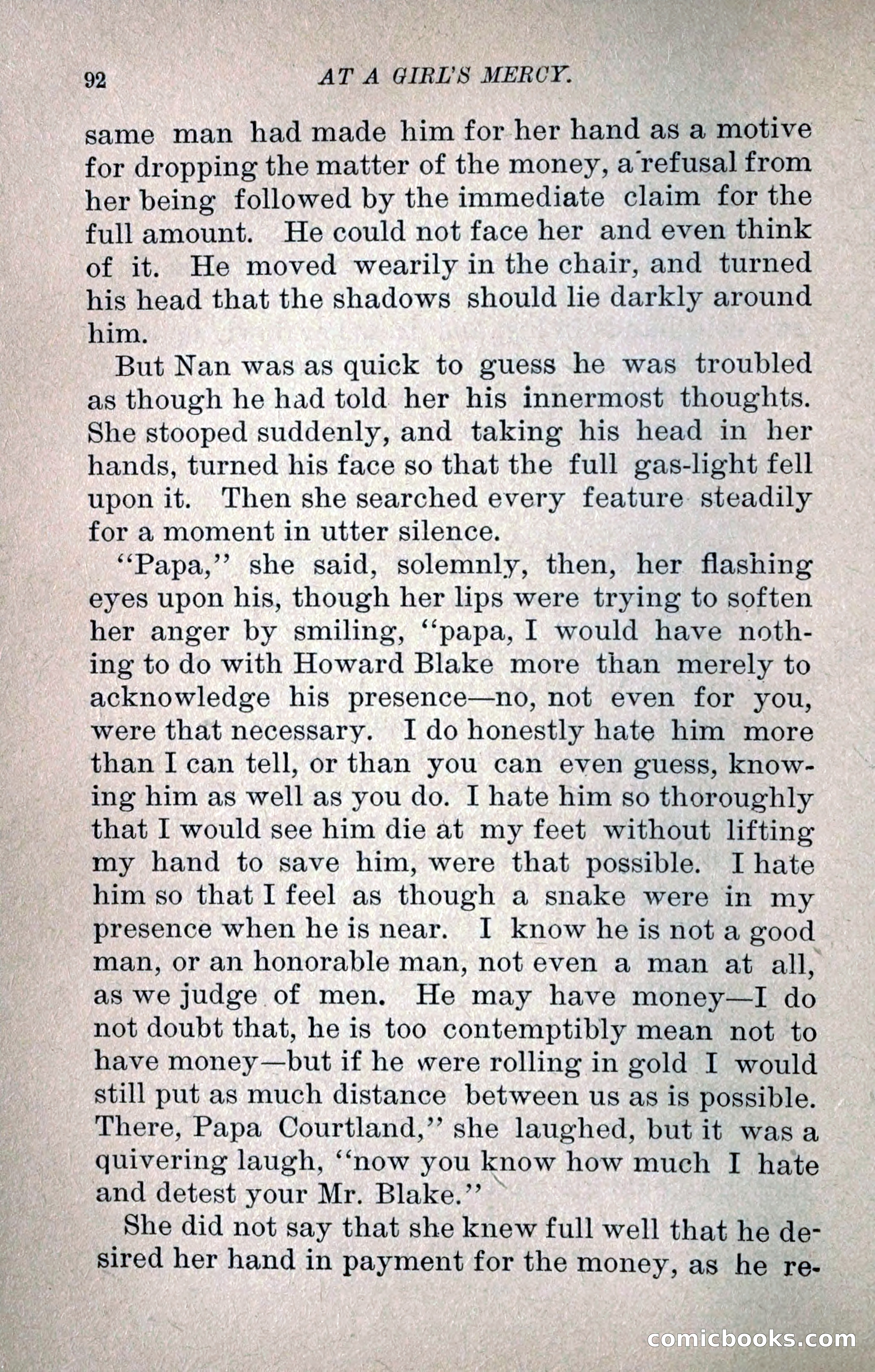 At a Girl's Mercy, or, The Fortunes of War — page 103 of 253