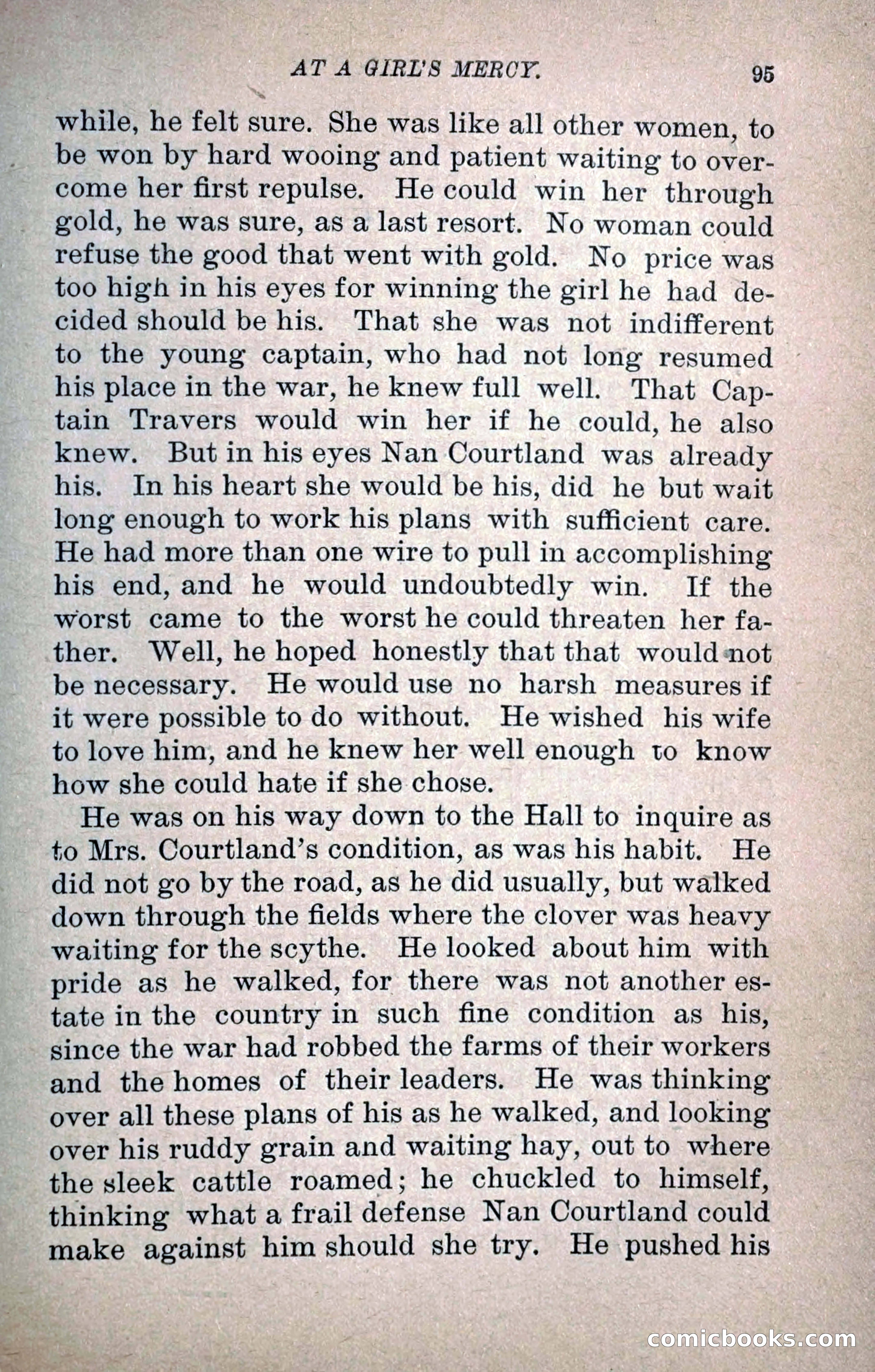 At a Girl's Mercy, or, The Fortunes of War — page 106 of 253
