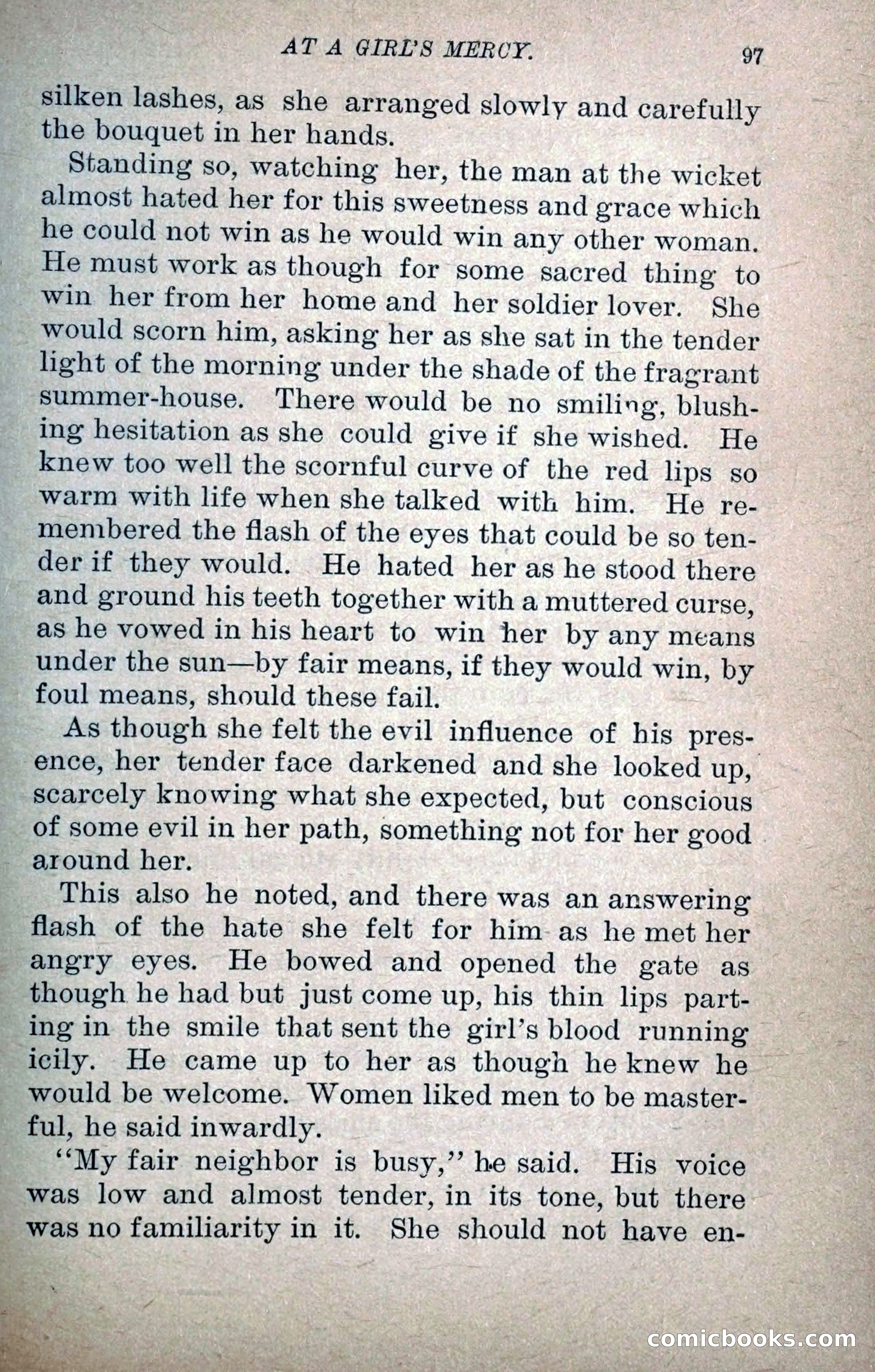 At a Girl's Mercy, or, The Fortunes of War — page 108 of 253