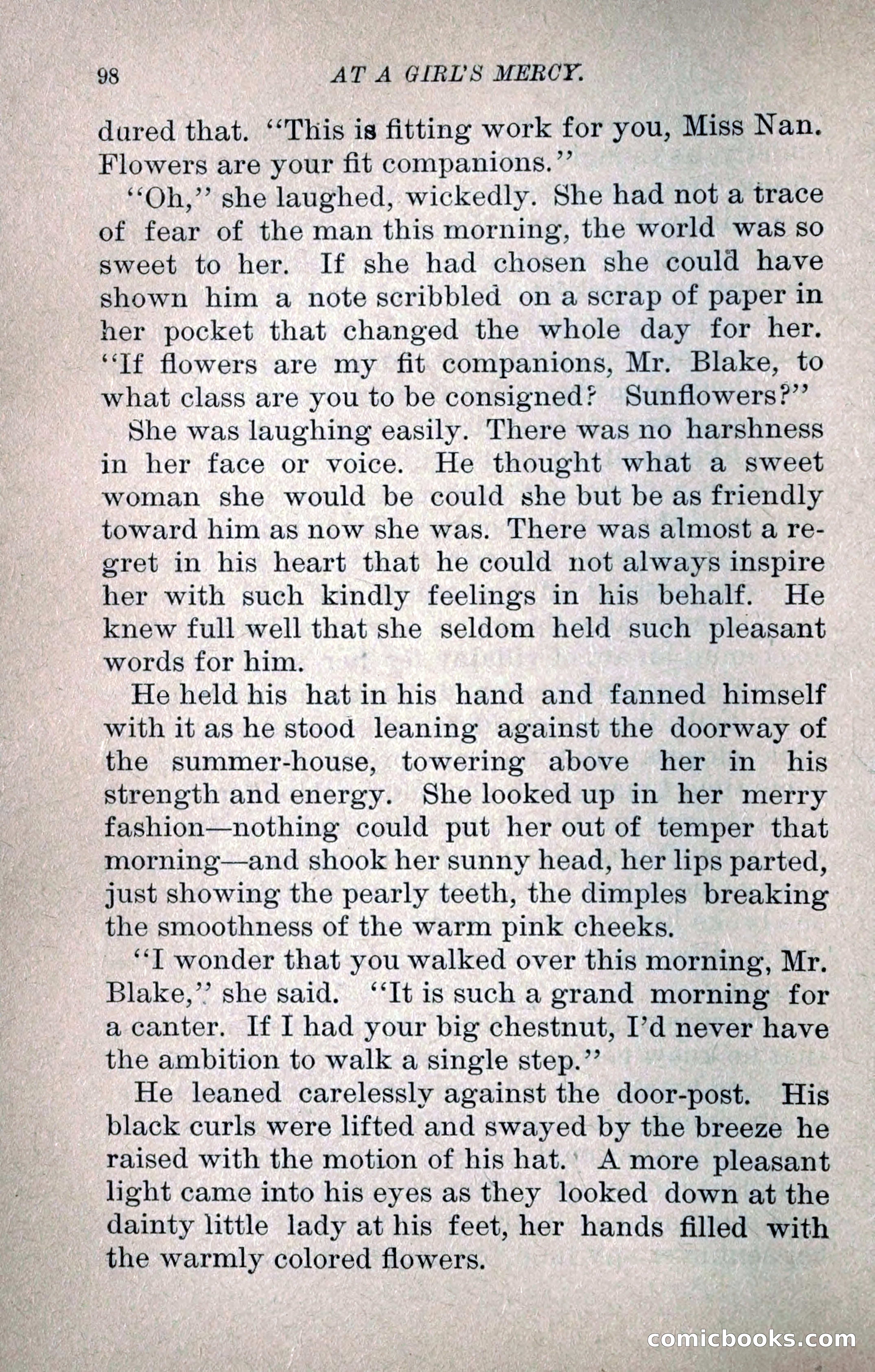 At a Girl's Mercy, or, The Fortunes of War — page 109 of 253