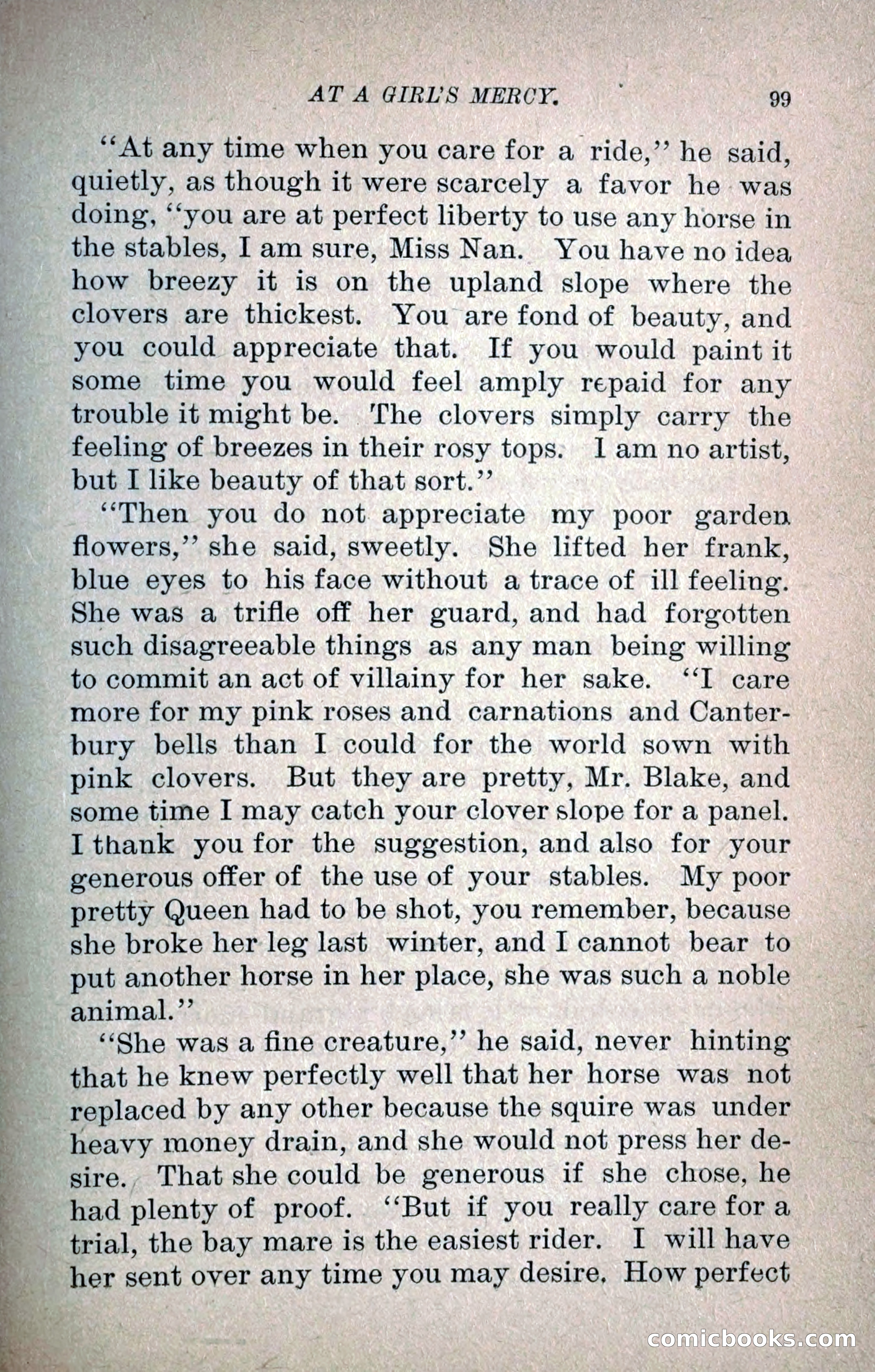 At a Girl's Mercy, or, The Fortunes of War — page 110 of 253