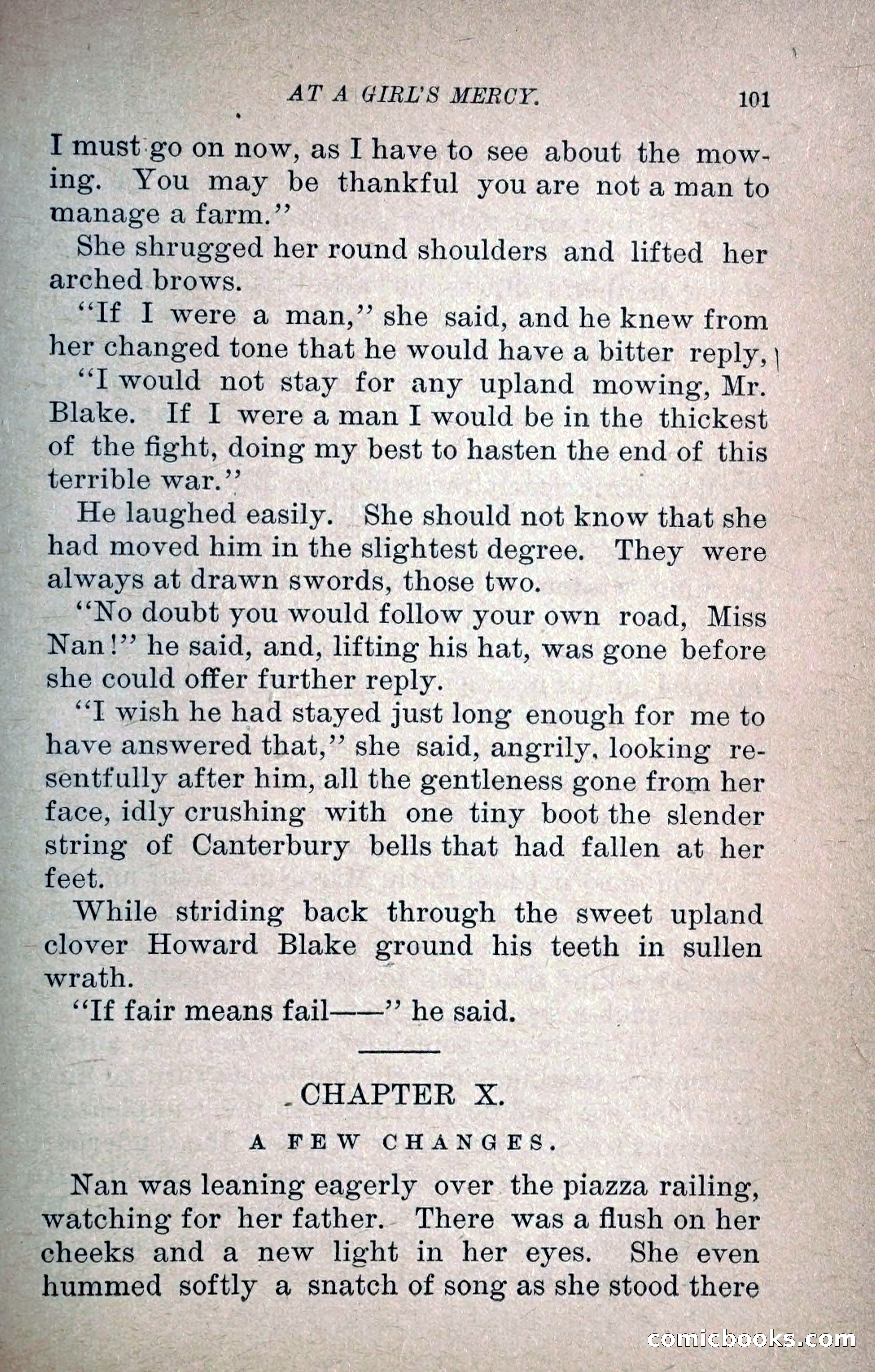 At a Girl's Mercy, or, The Fortunes of War — page 112 of 253