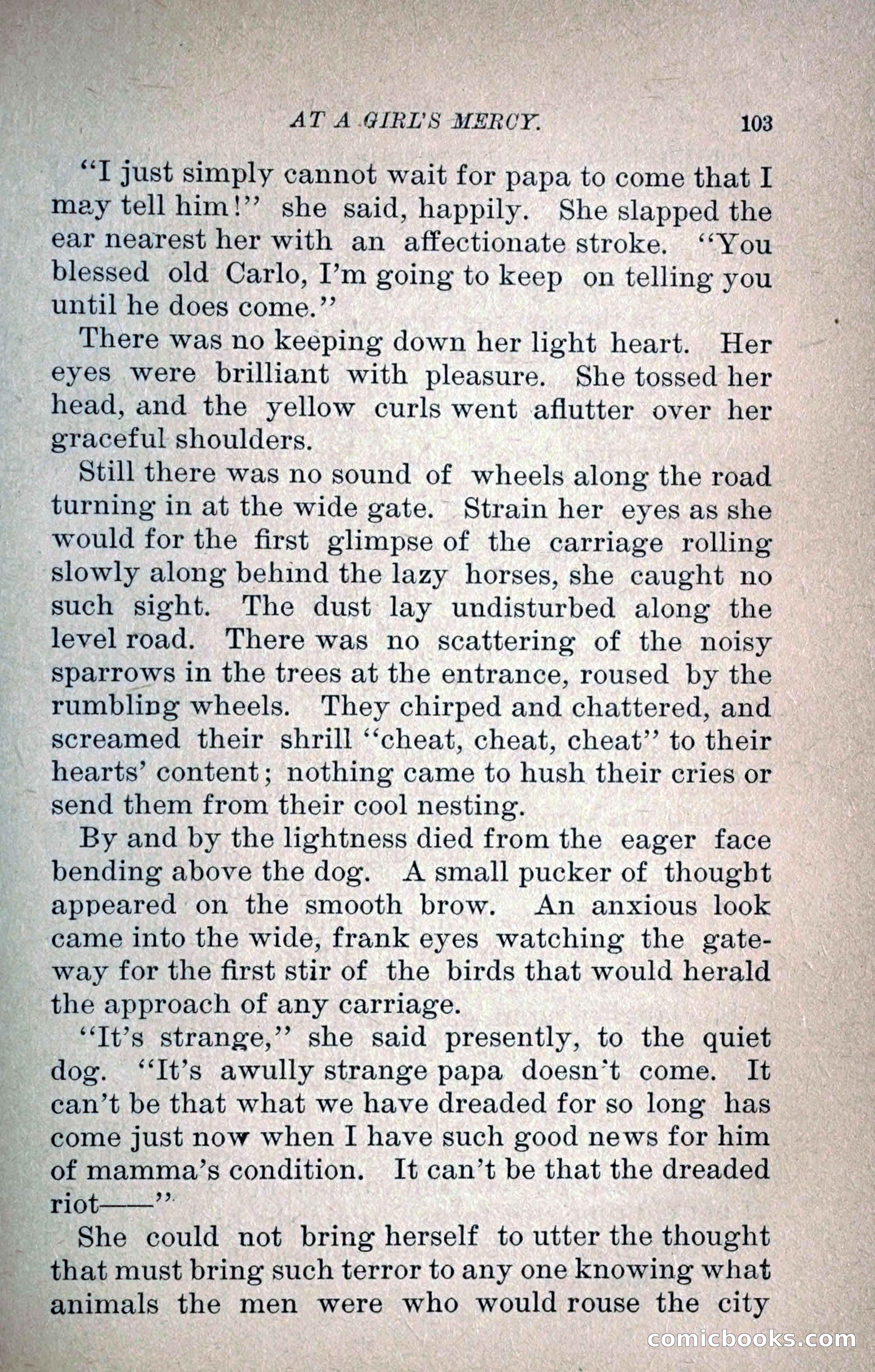 At a Girl's Mercy, or, The Fortunes of War — page 114 of 253