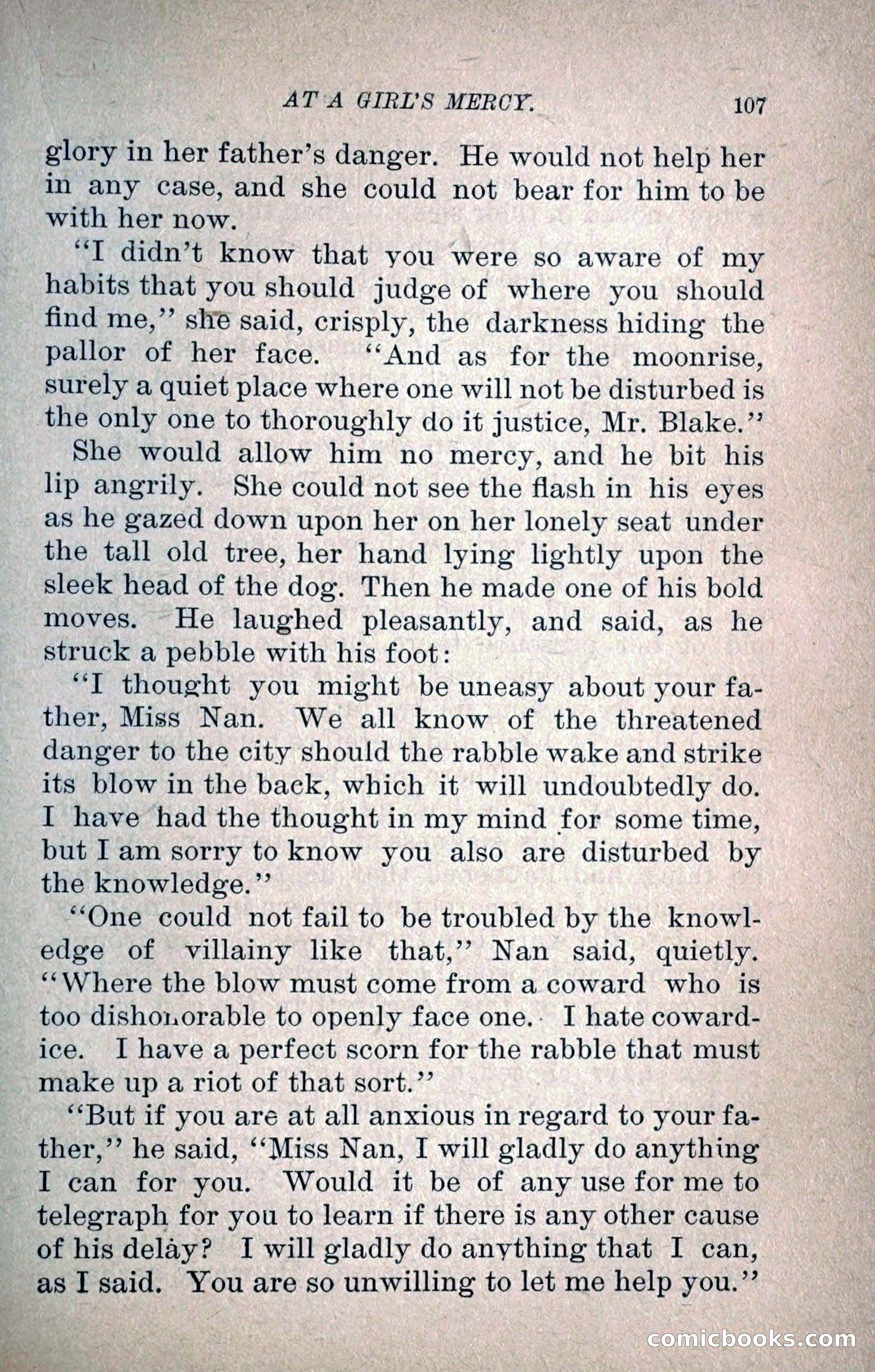 At a Girl's Mercy, or, The Fortunes of War — page 118 of 253