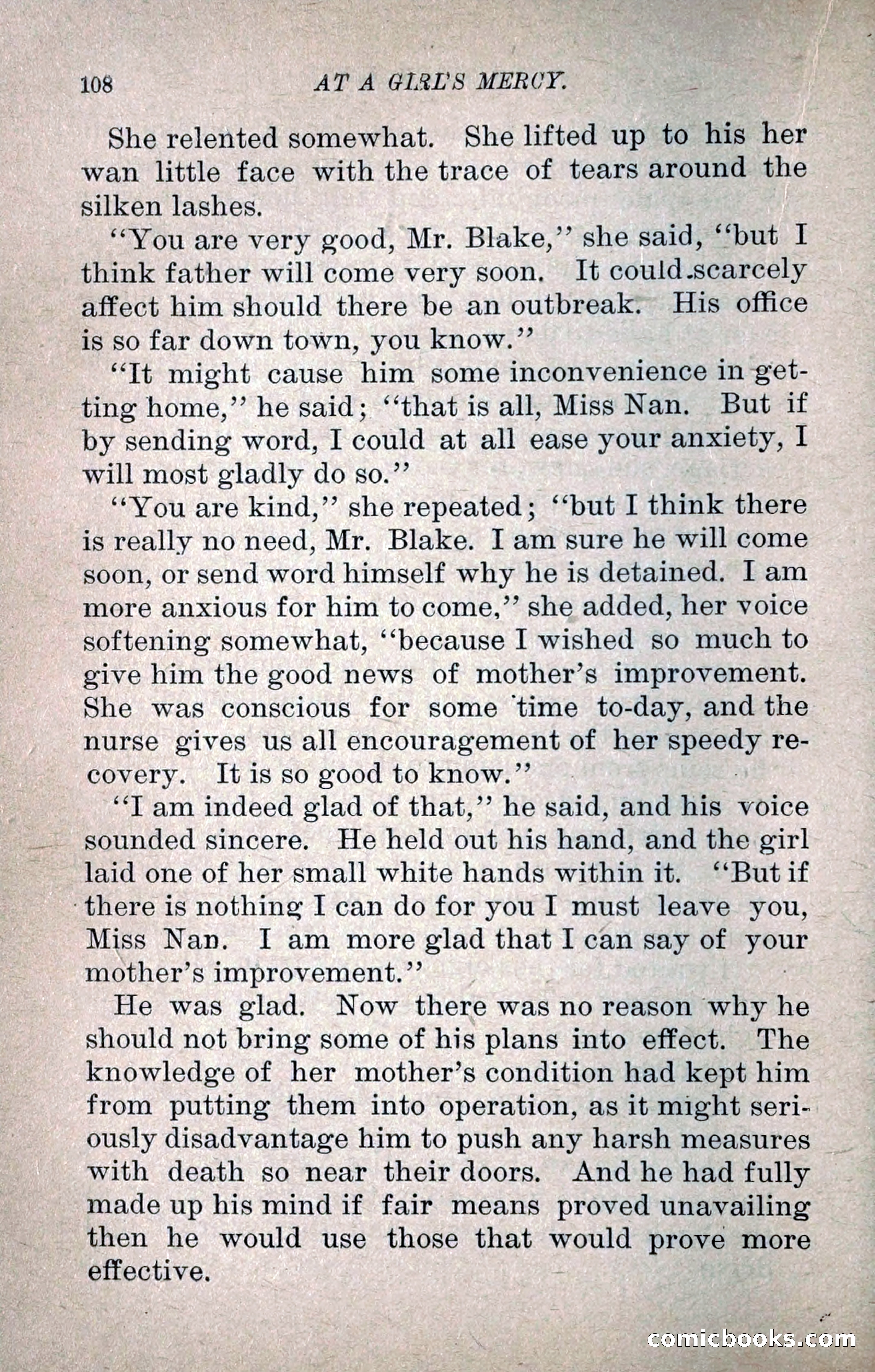 At a Girl's Mercy, or, The Fortunes of War — page 119 of 253