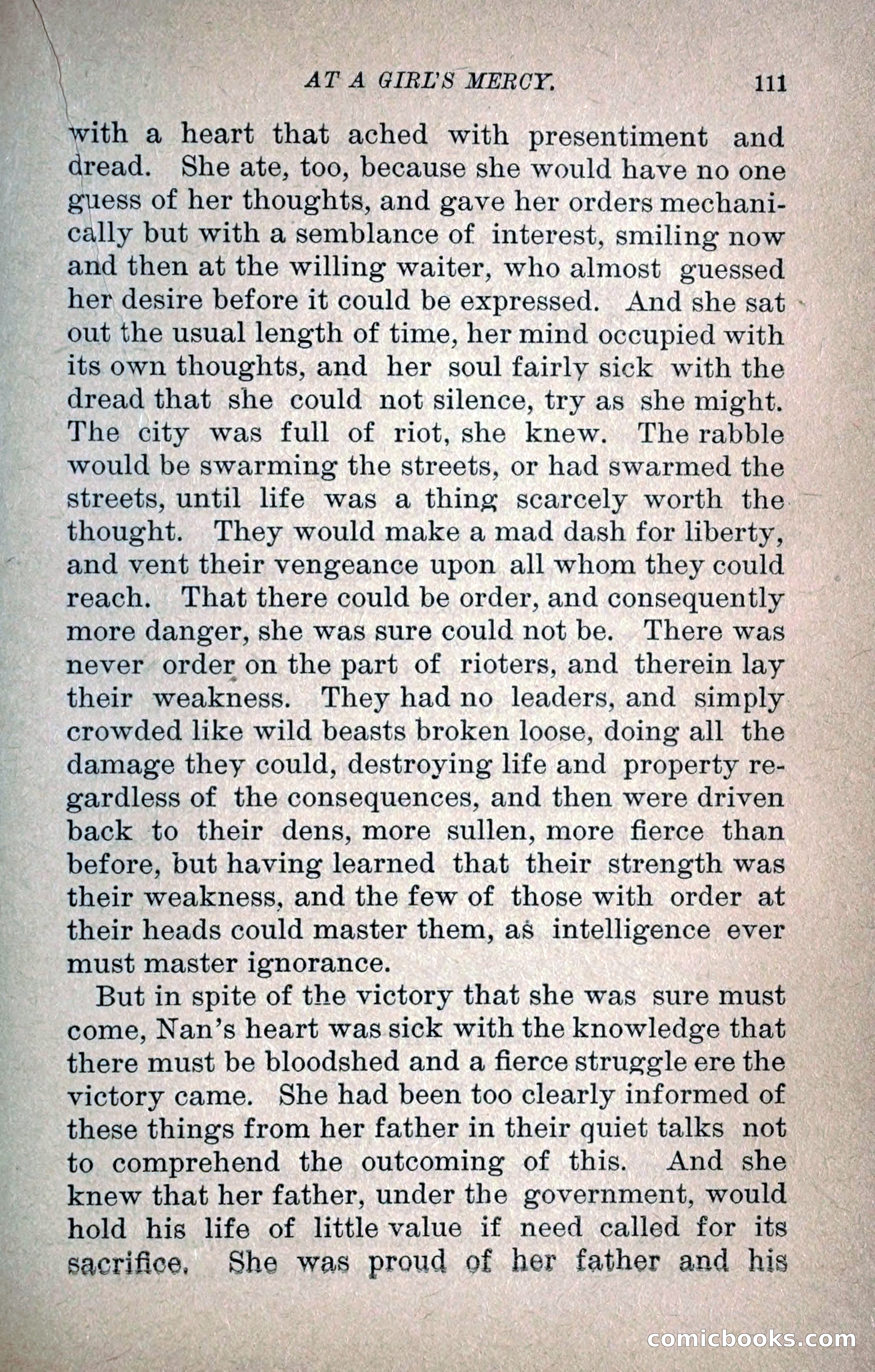 At a Girl's Mercy, or, The Fortunes of War — page 122 of 253
