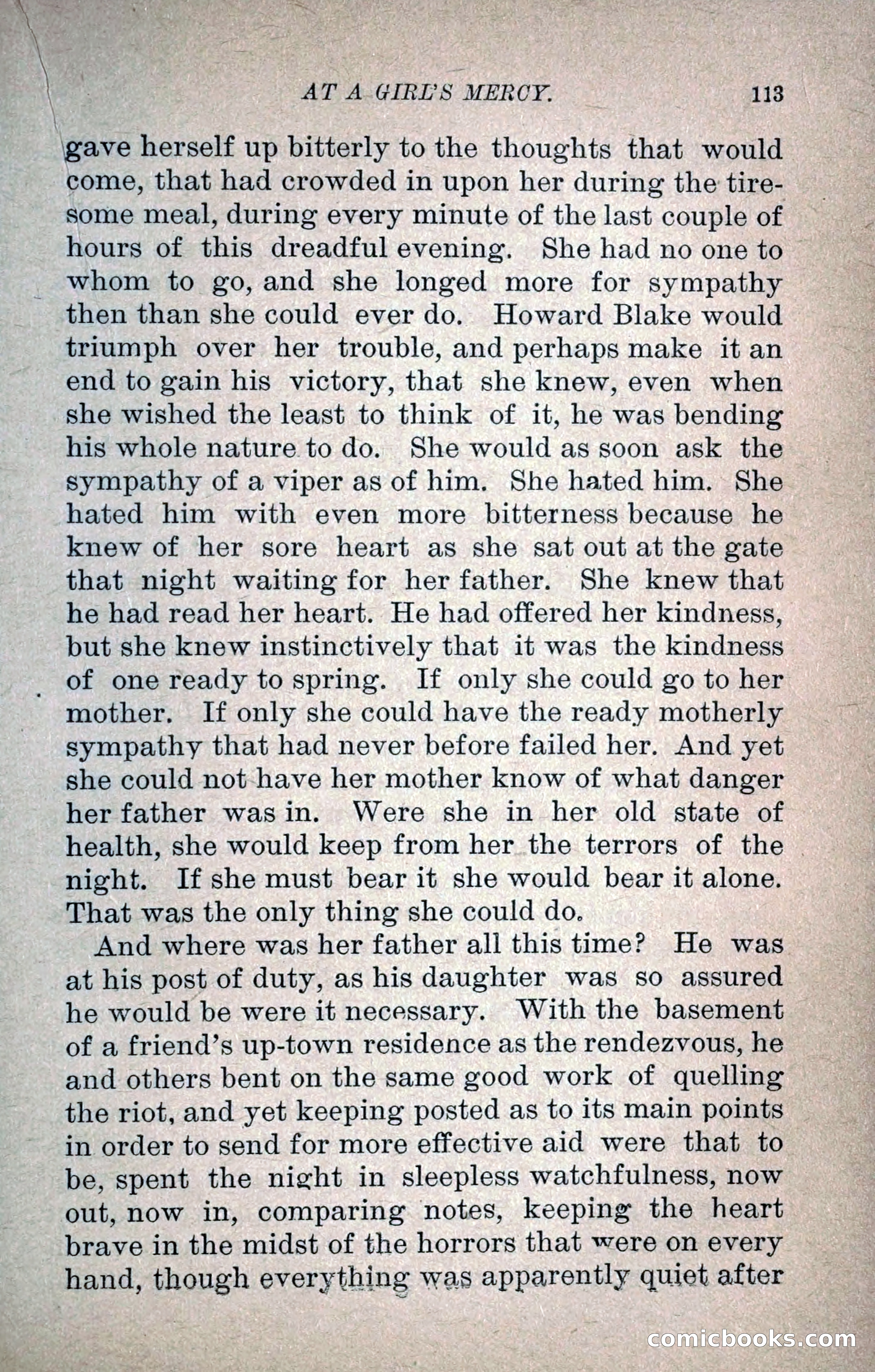 At a Girl's Mercy, or, The Fortunes of War — page 124 of 253