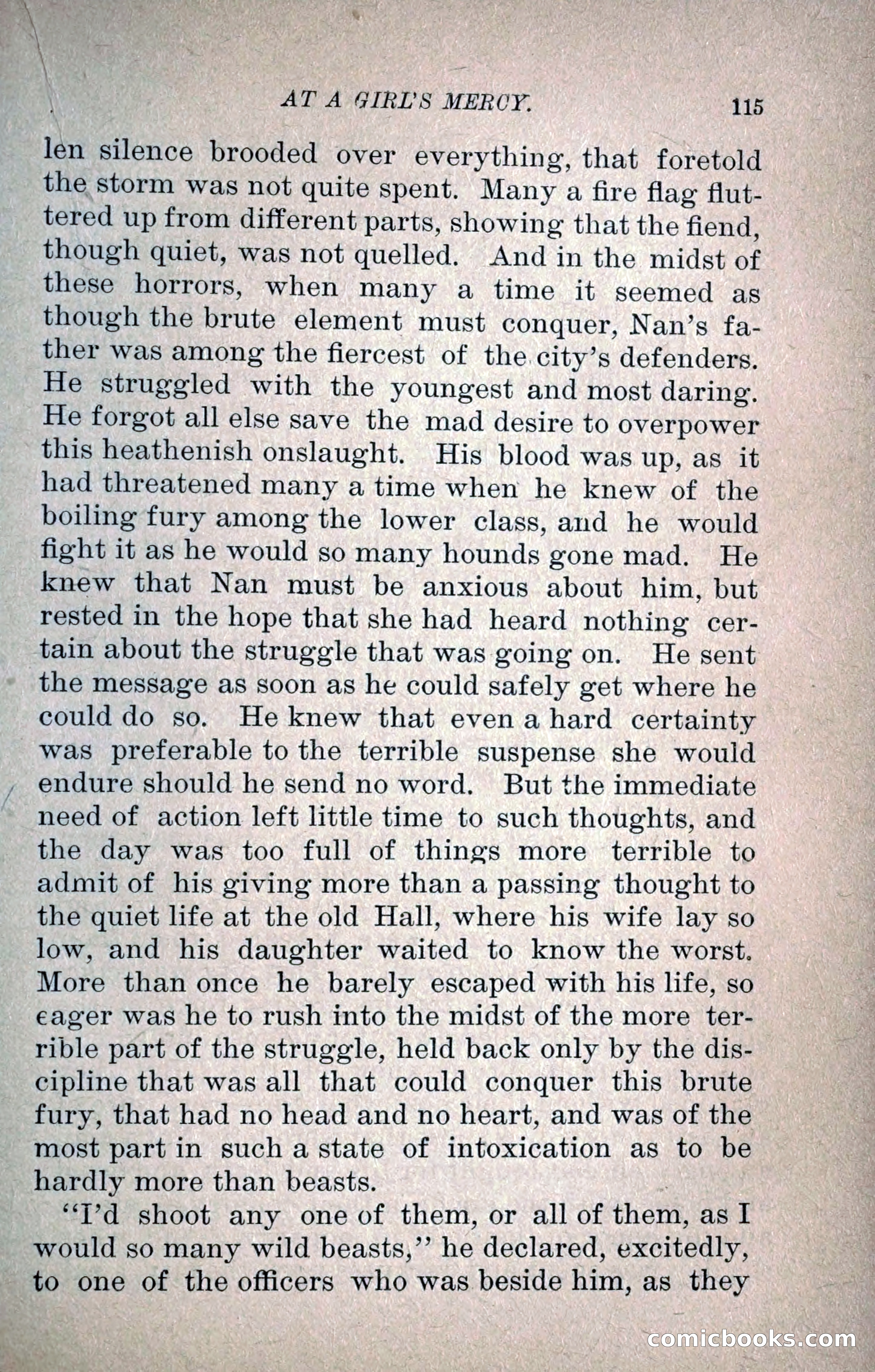 At a Girl's Mercy, or, The Fortunes of War — page 126 of 253