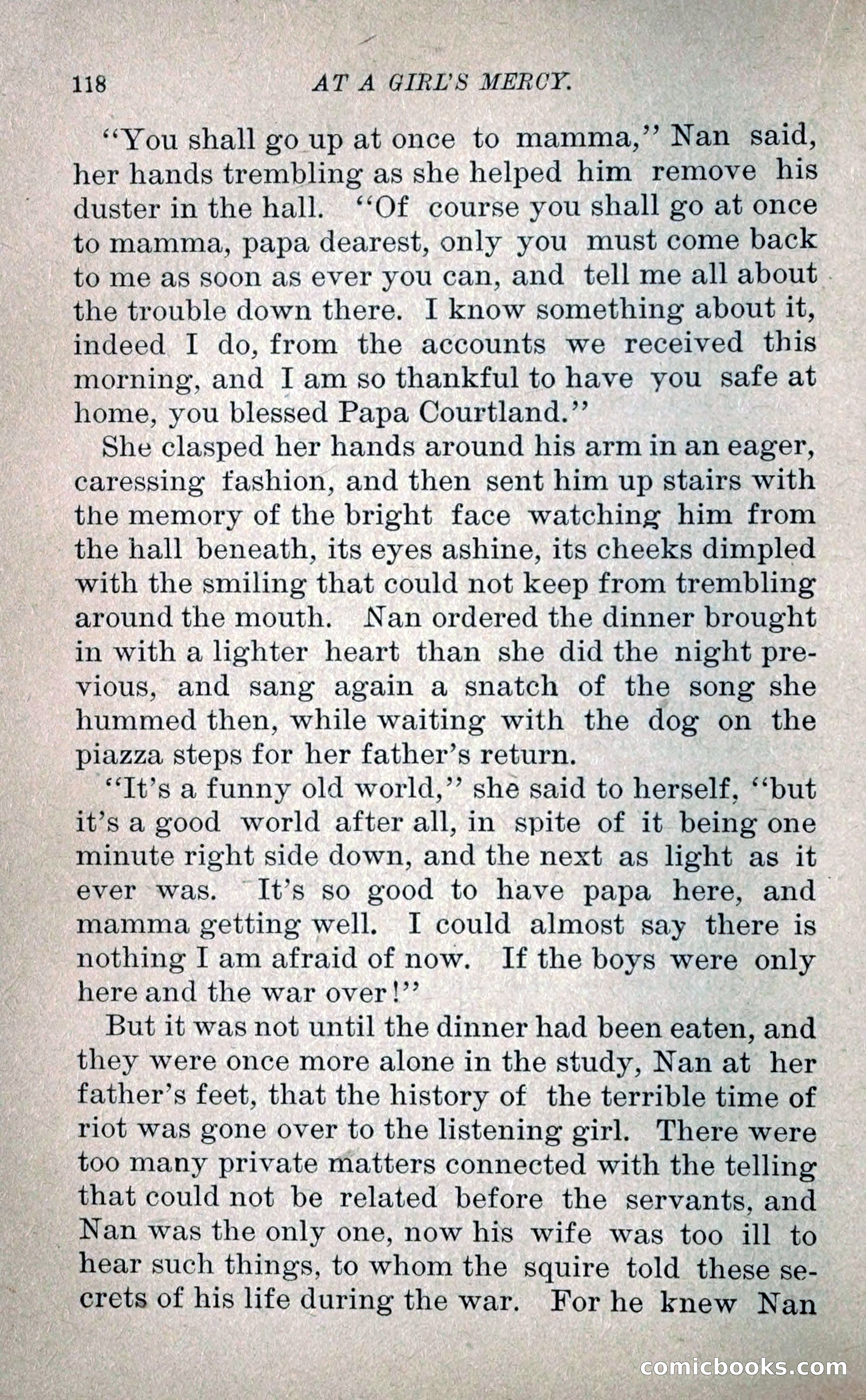 At a Girl's Mercy, or, The Fortunes of War — page 129 of 253