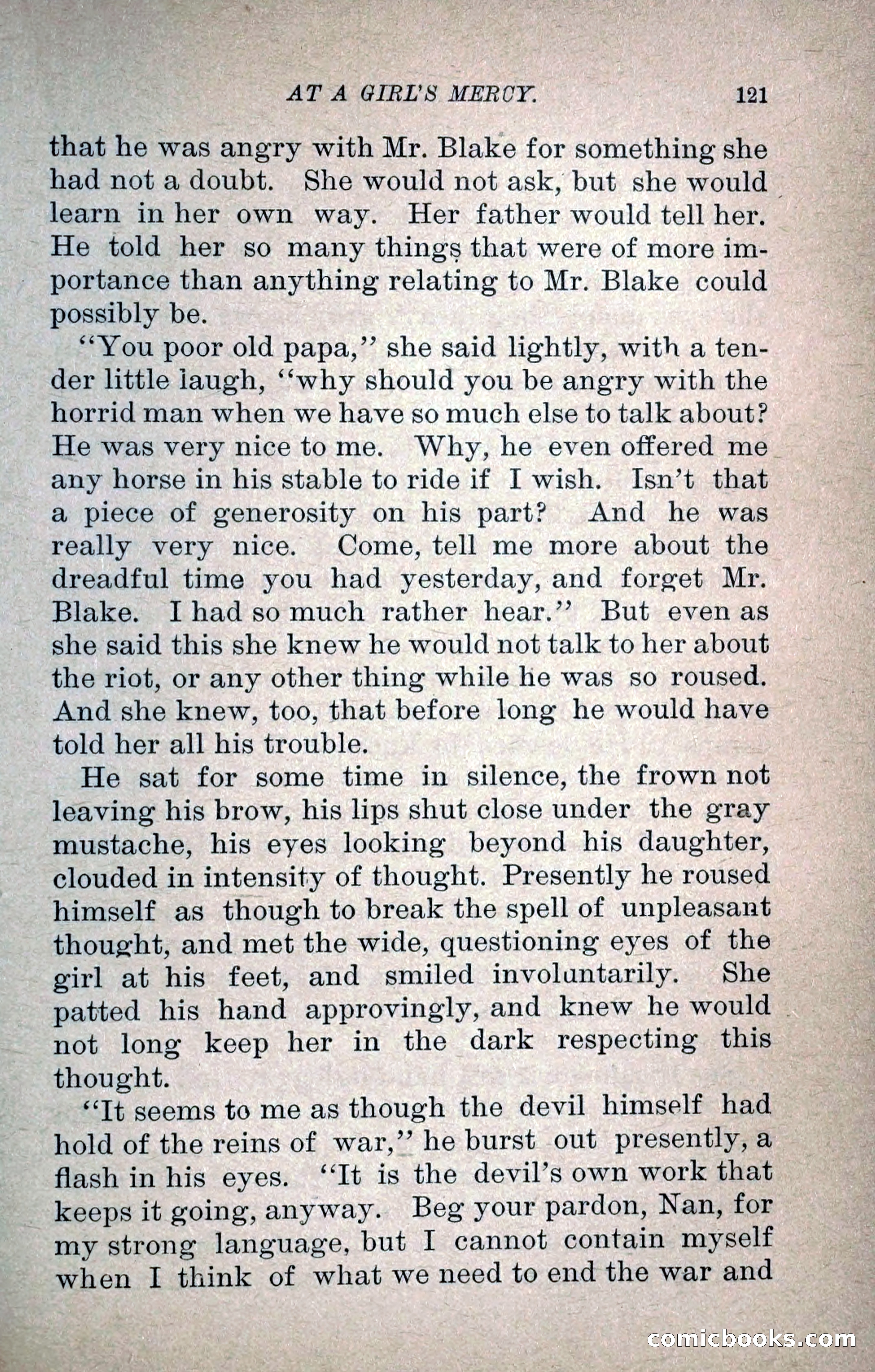 At a Girl's Mercy, or, The Fortunes of War — page 132 of 253