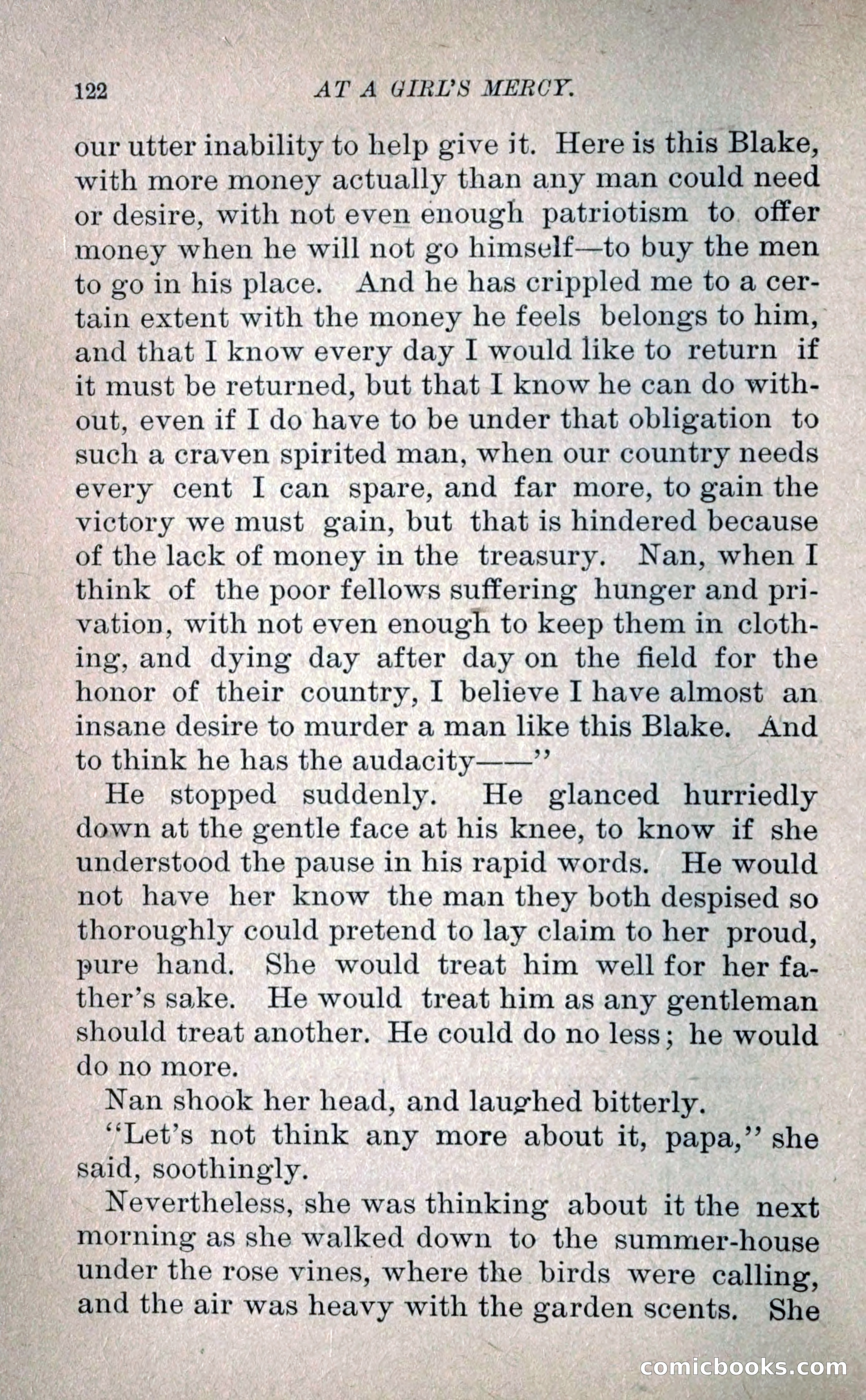 At a Girl's Mercy, or, The Fortunes of War — page 133 of 253
