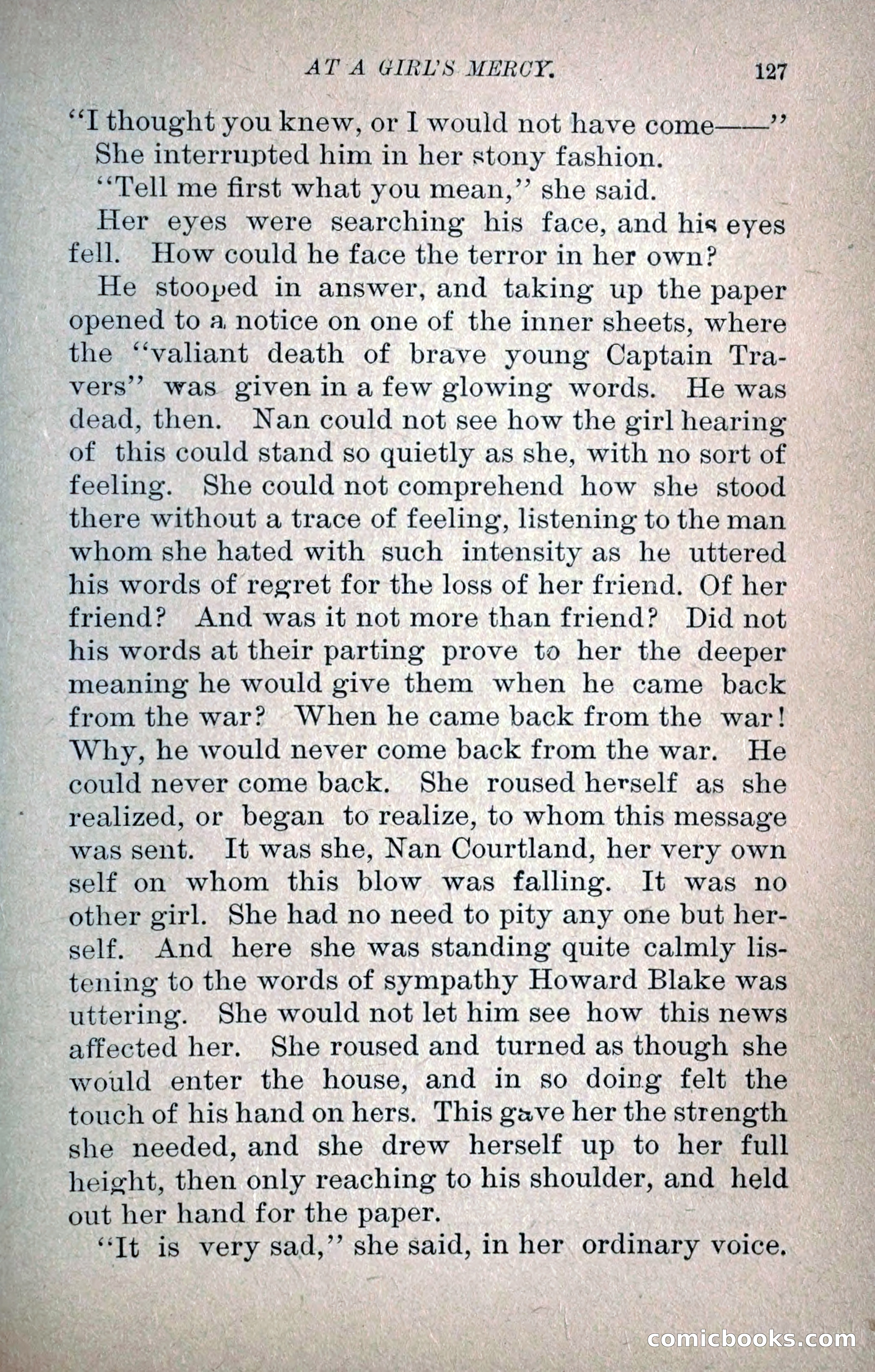 At a Girl's Mercy, or, The Fortunes of War — page 138 of 253