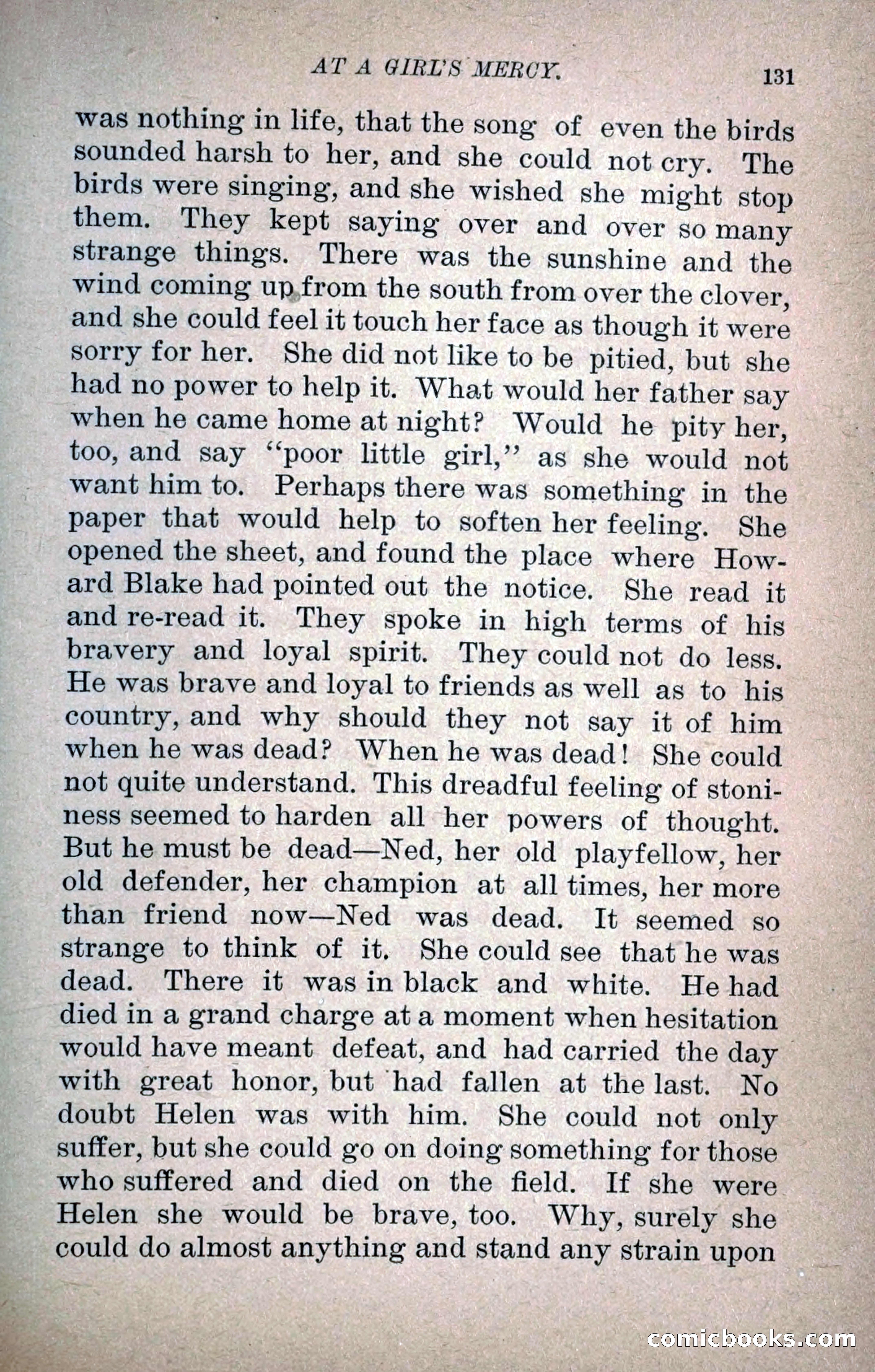 At a Girl's Mercy, or, The Fortunes of War — page 142 of 253
