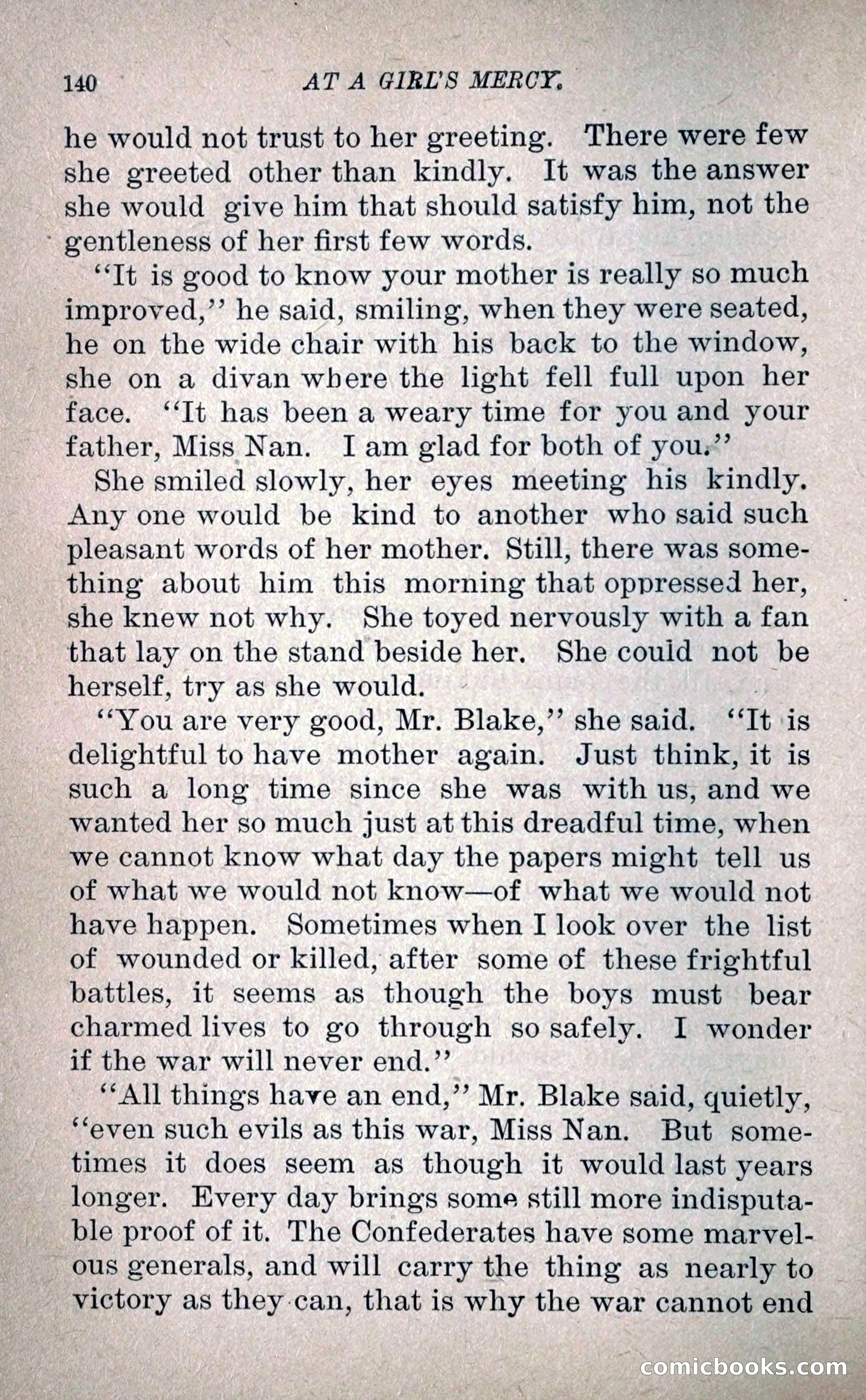 At a Girl's Mercy, or, The Fortunes of War — page 151 of 253