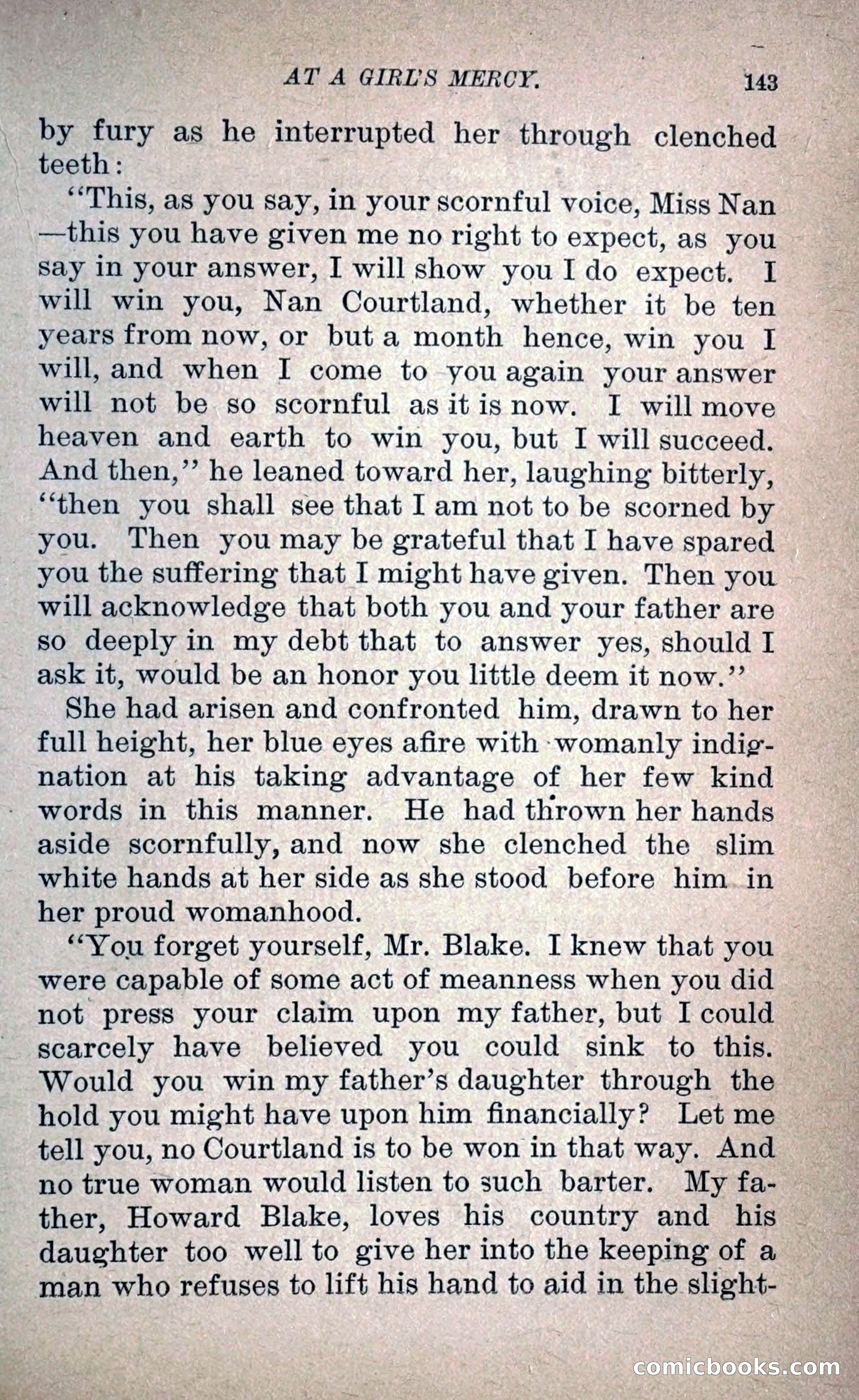 At a Girl's Mercy, or, The Fortunes of War — page 154 of 253