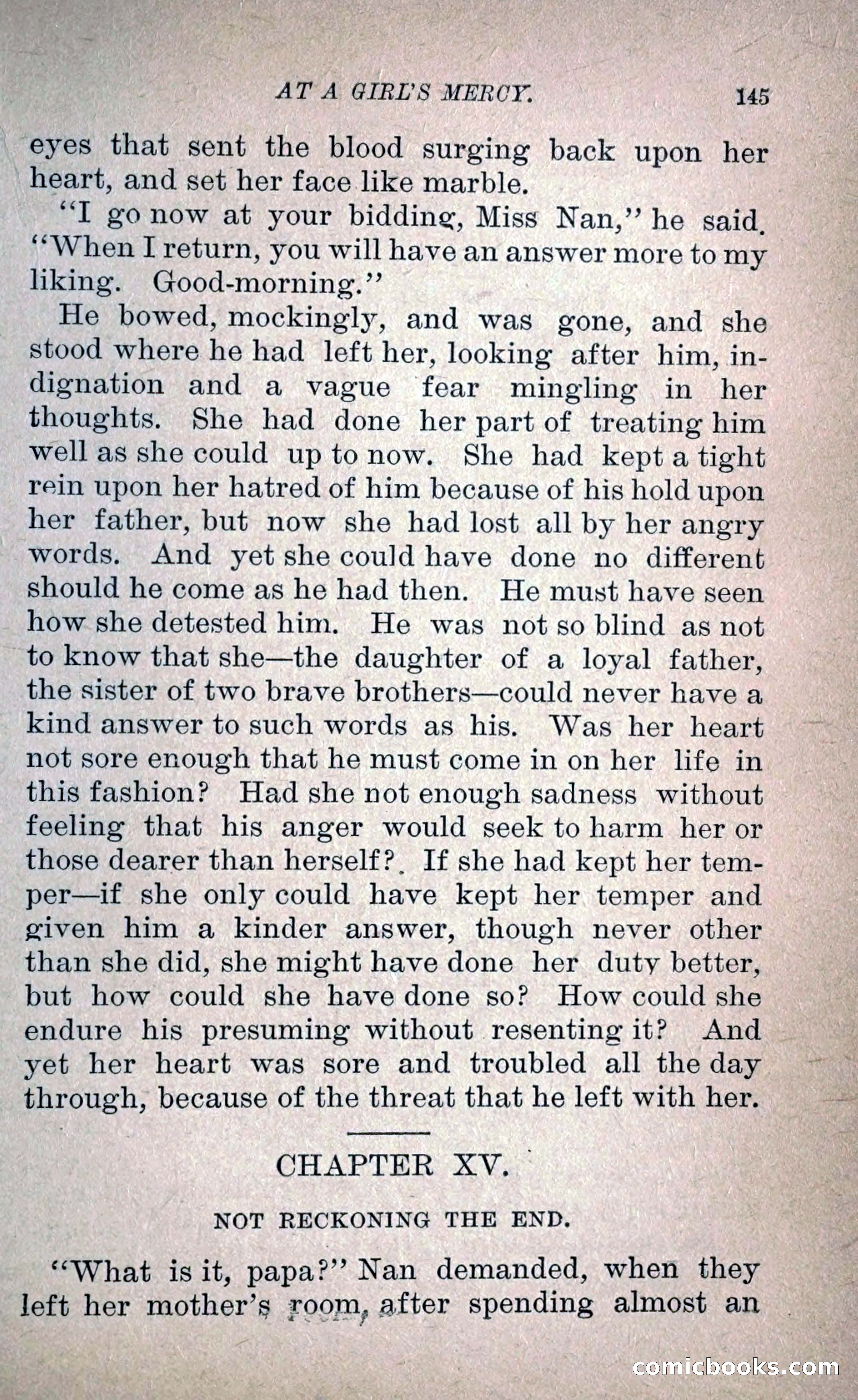 At a Girl's Mercy, or, The Fortunes of War — page 156 of 253