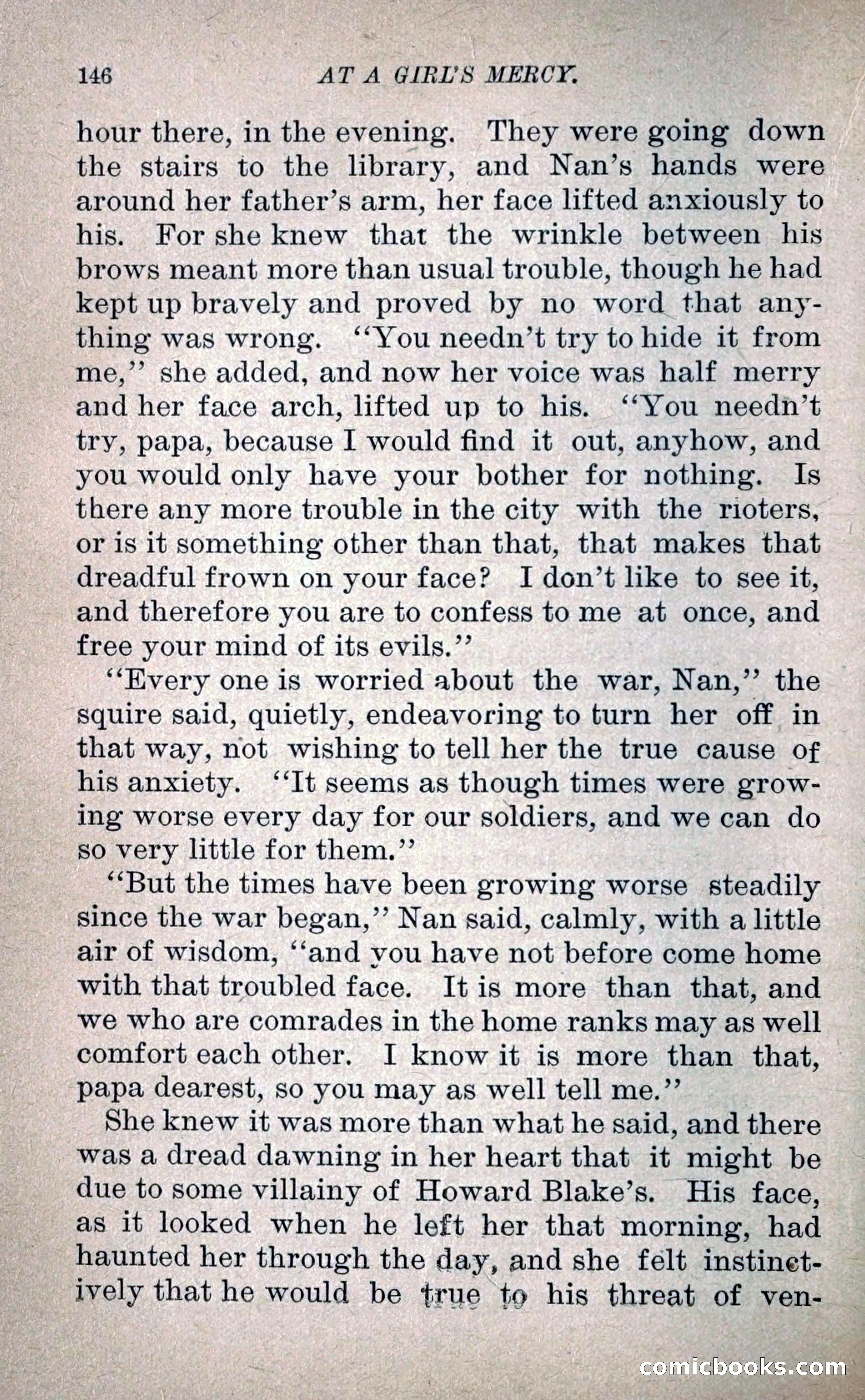 At a Girl's Mercy, or, The Fortunes of War — page 157 of 253