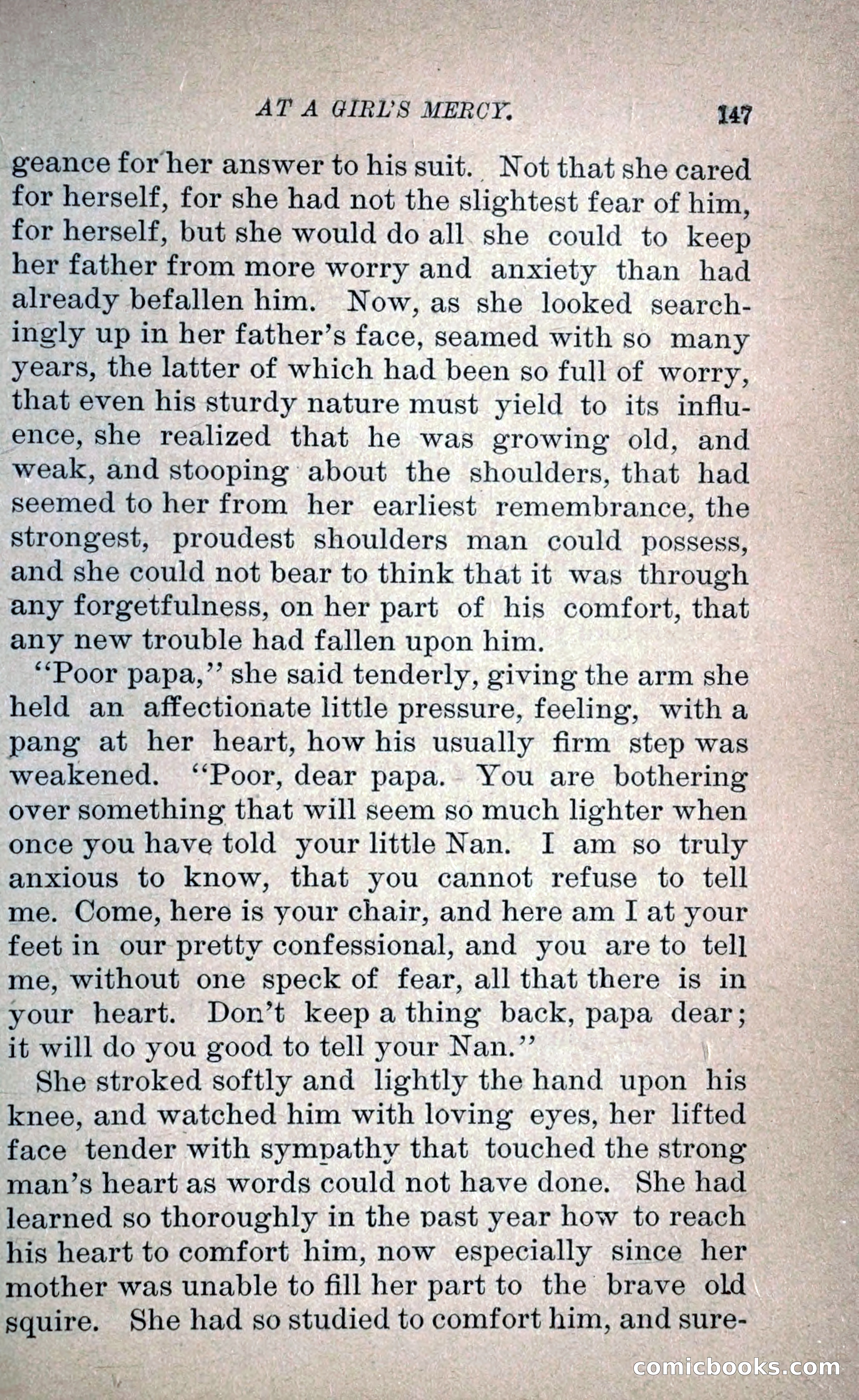 At a Girl's Mercy, or, The Fortunes of War — page 158 of 253
