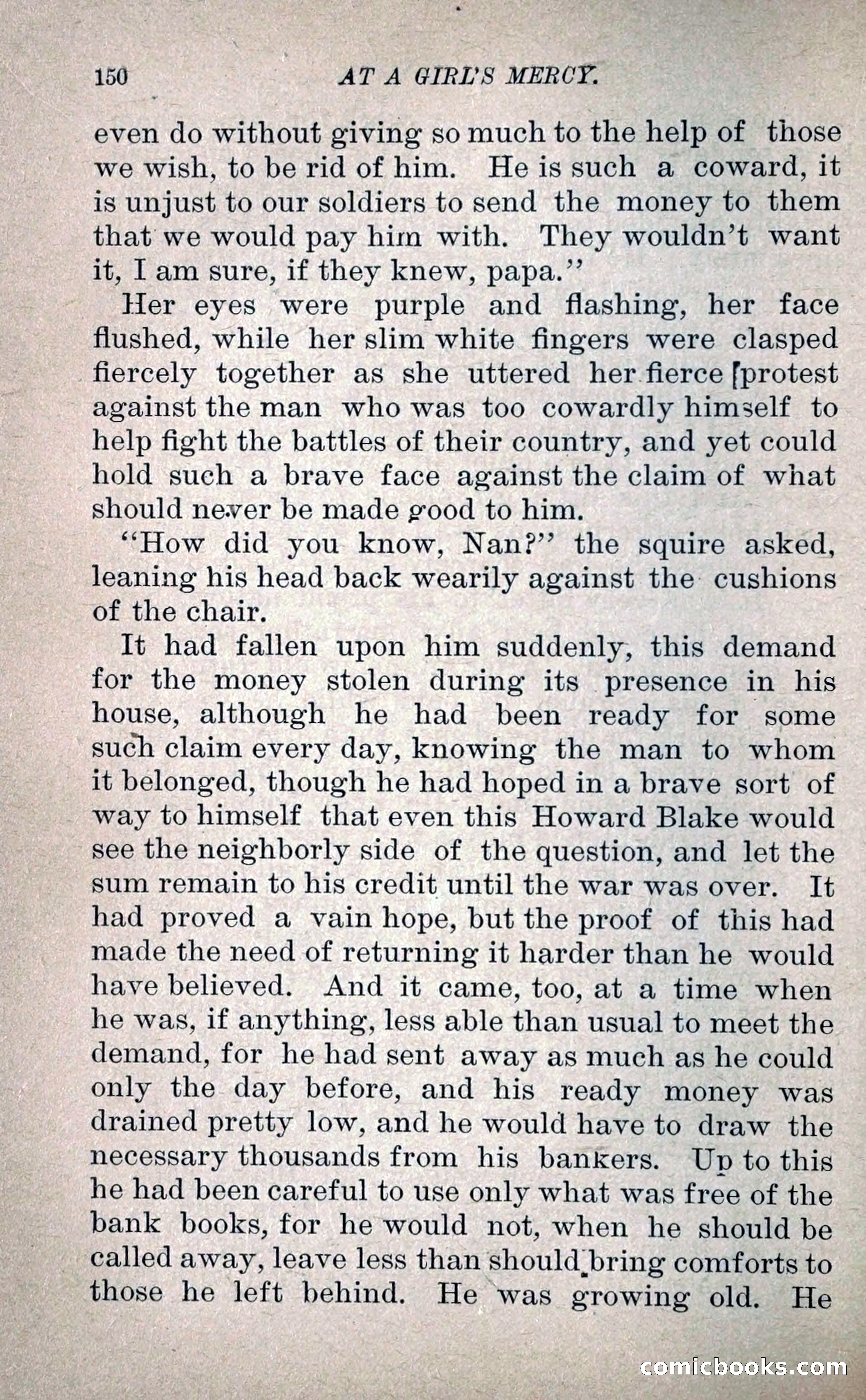 At a Girl's Mercy, or, The Fortunes of War — page 161 of 253