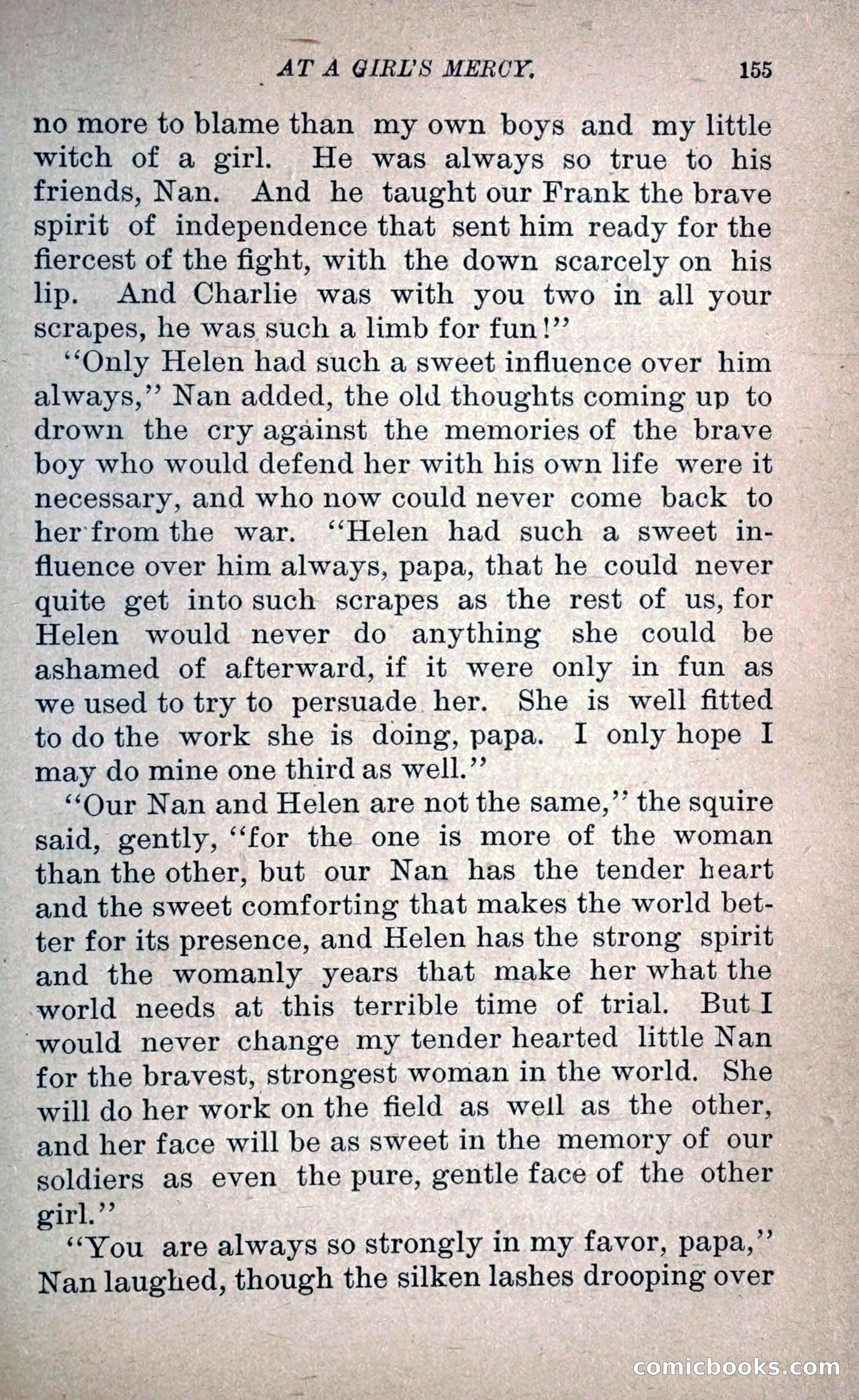 At a Girl's Mercy, or, The Fortunes of War — page 166 of 253