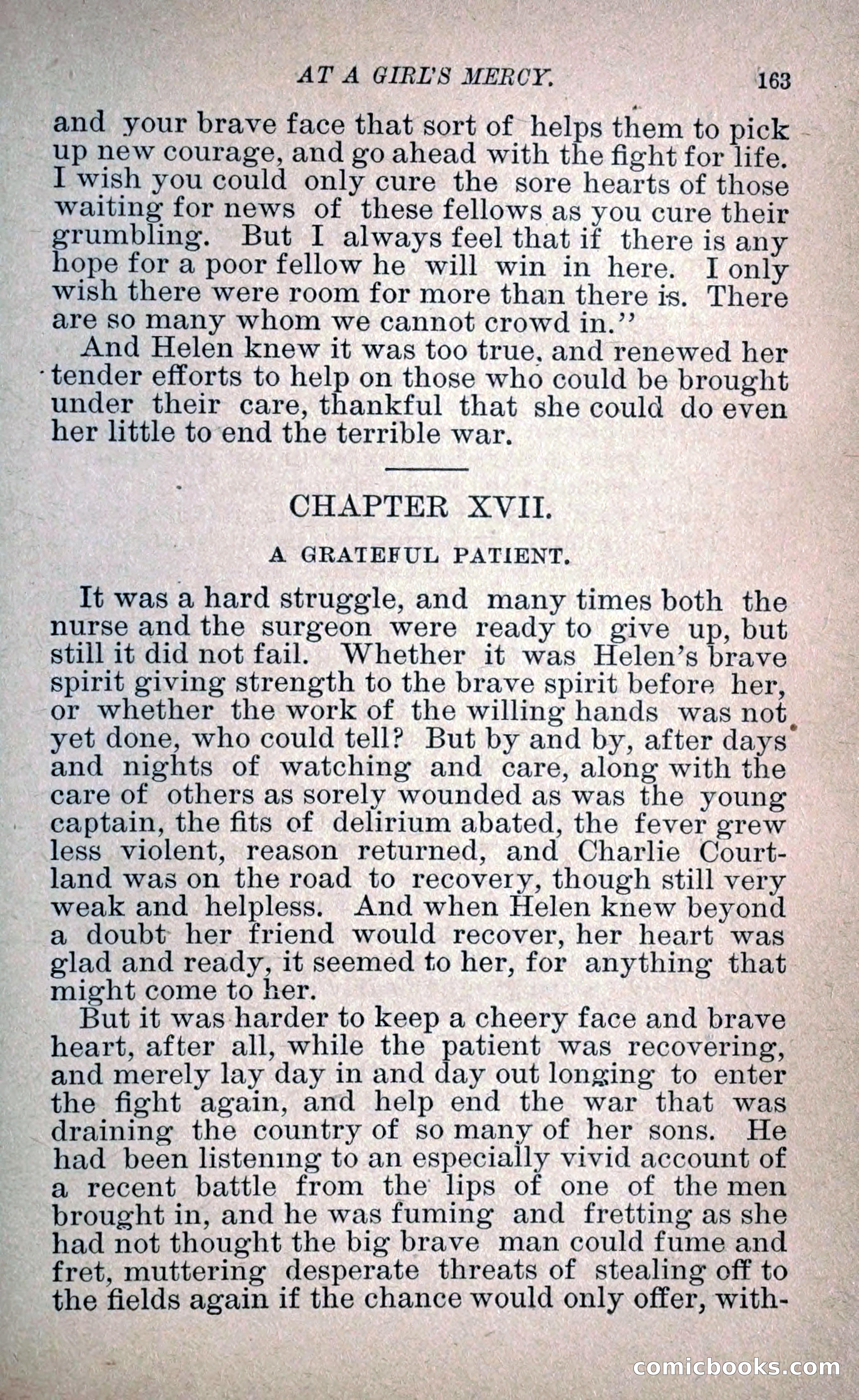 At a Girl's Mercy, or, The Fortunes of War — page 174 of 253