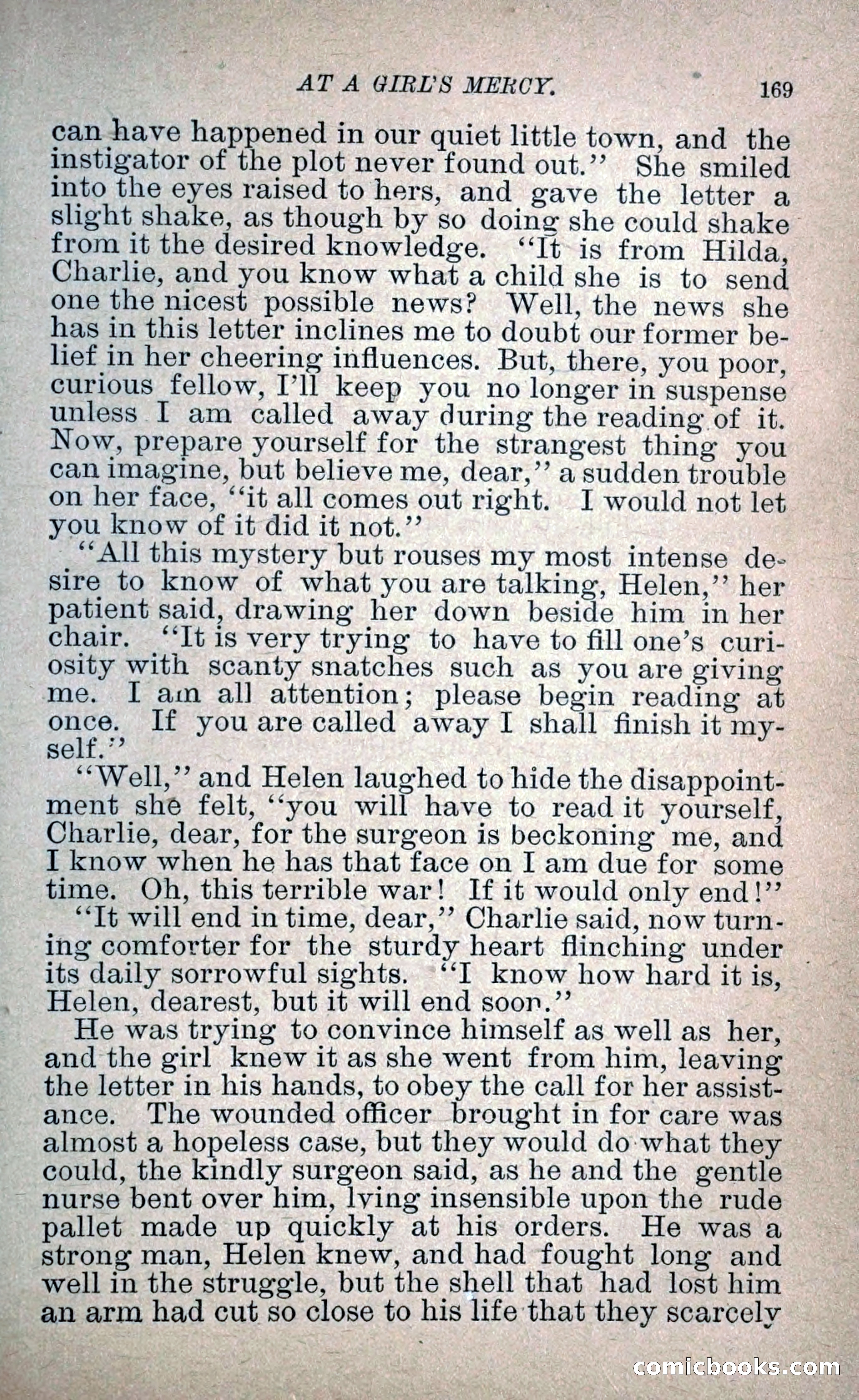 At a Girl's Mercy, or, The Fortunes of War — page 180 of 253
