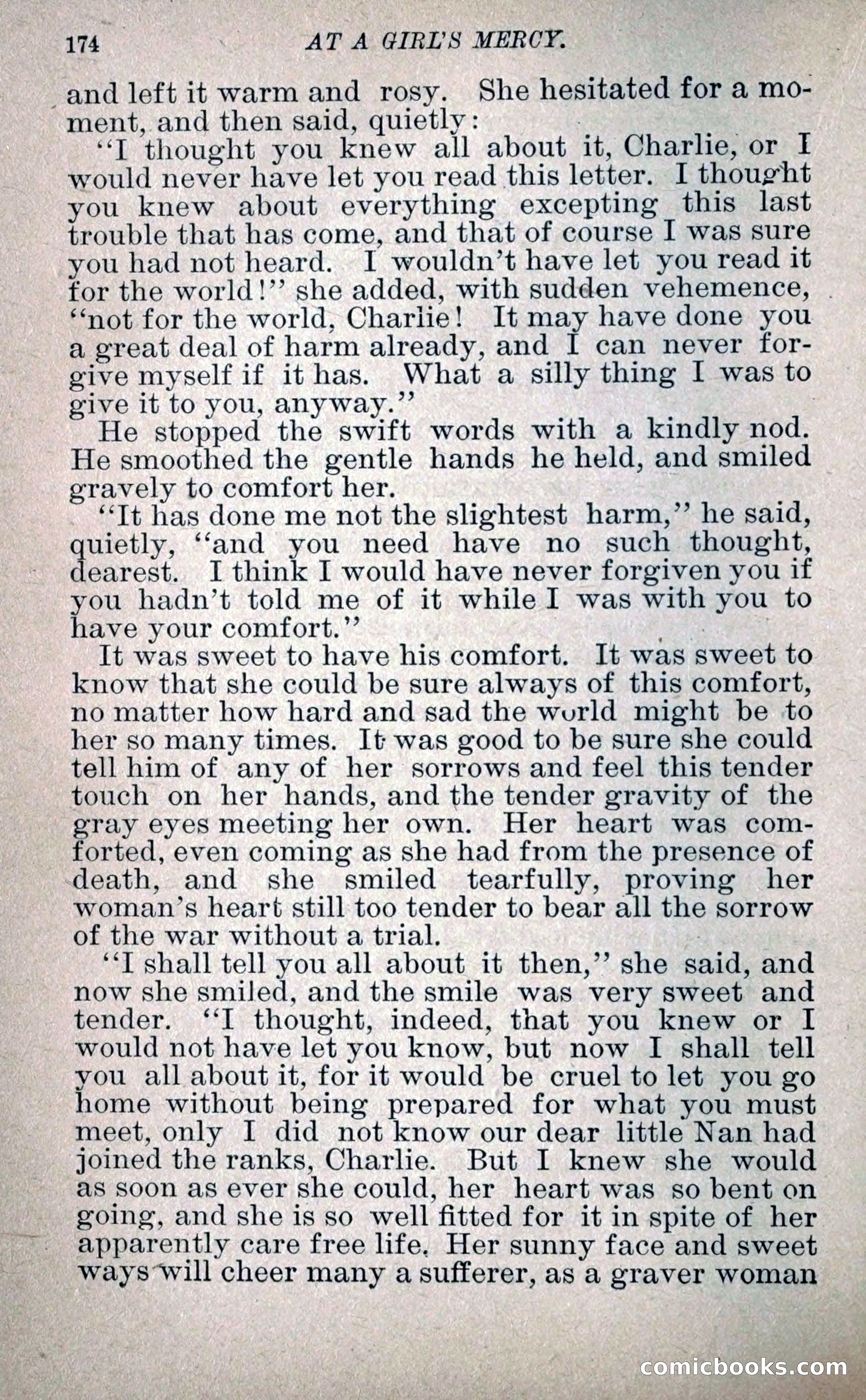At a Girl's Mercy, or, The Fortunes of War — page 185 of 253