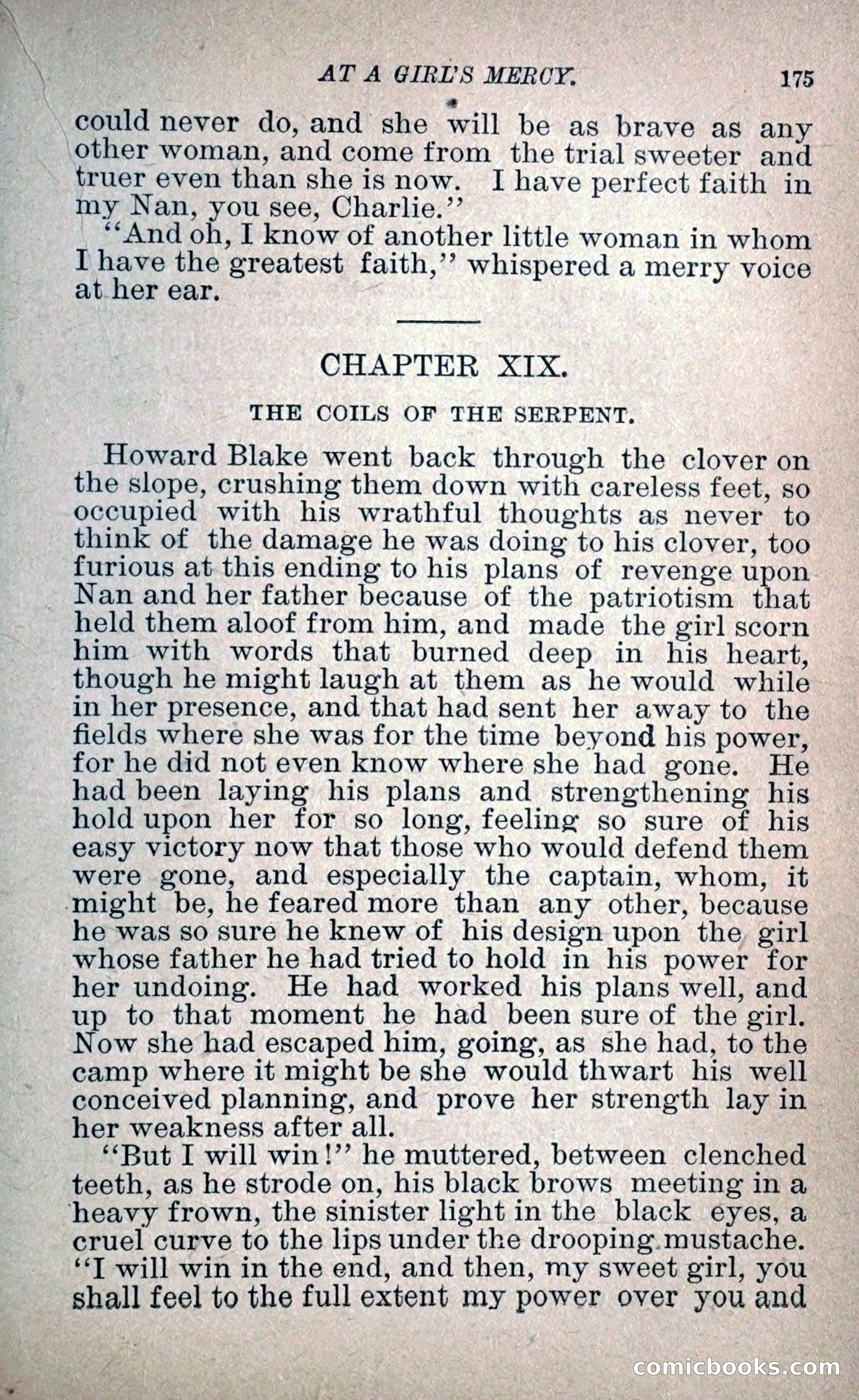 At a Girl's Mercy, or, The Fortunes of War — page 186 of 253