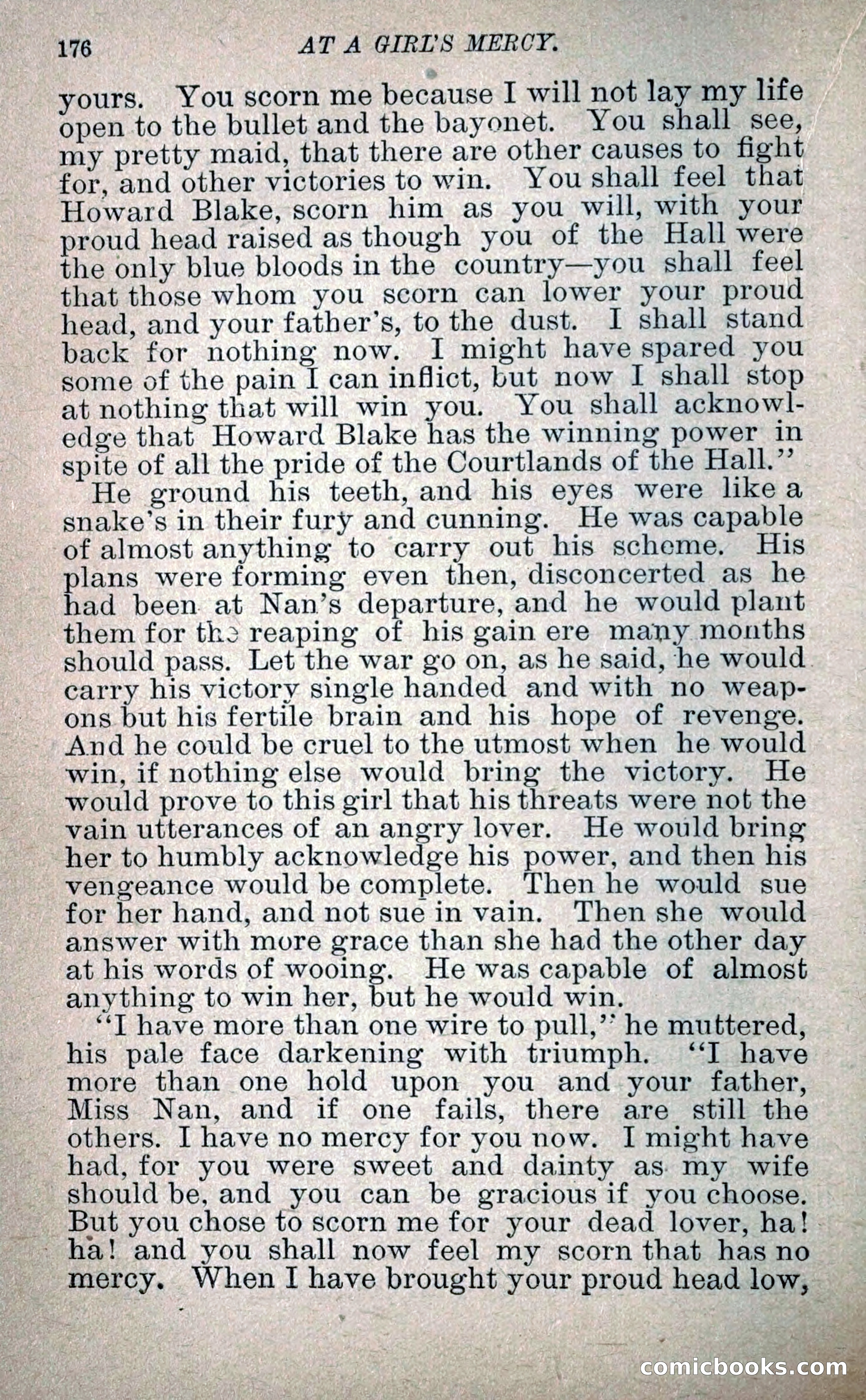 At a Girl's Mercy, or, The Fortunes of War — page 187 of 253