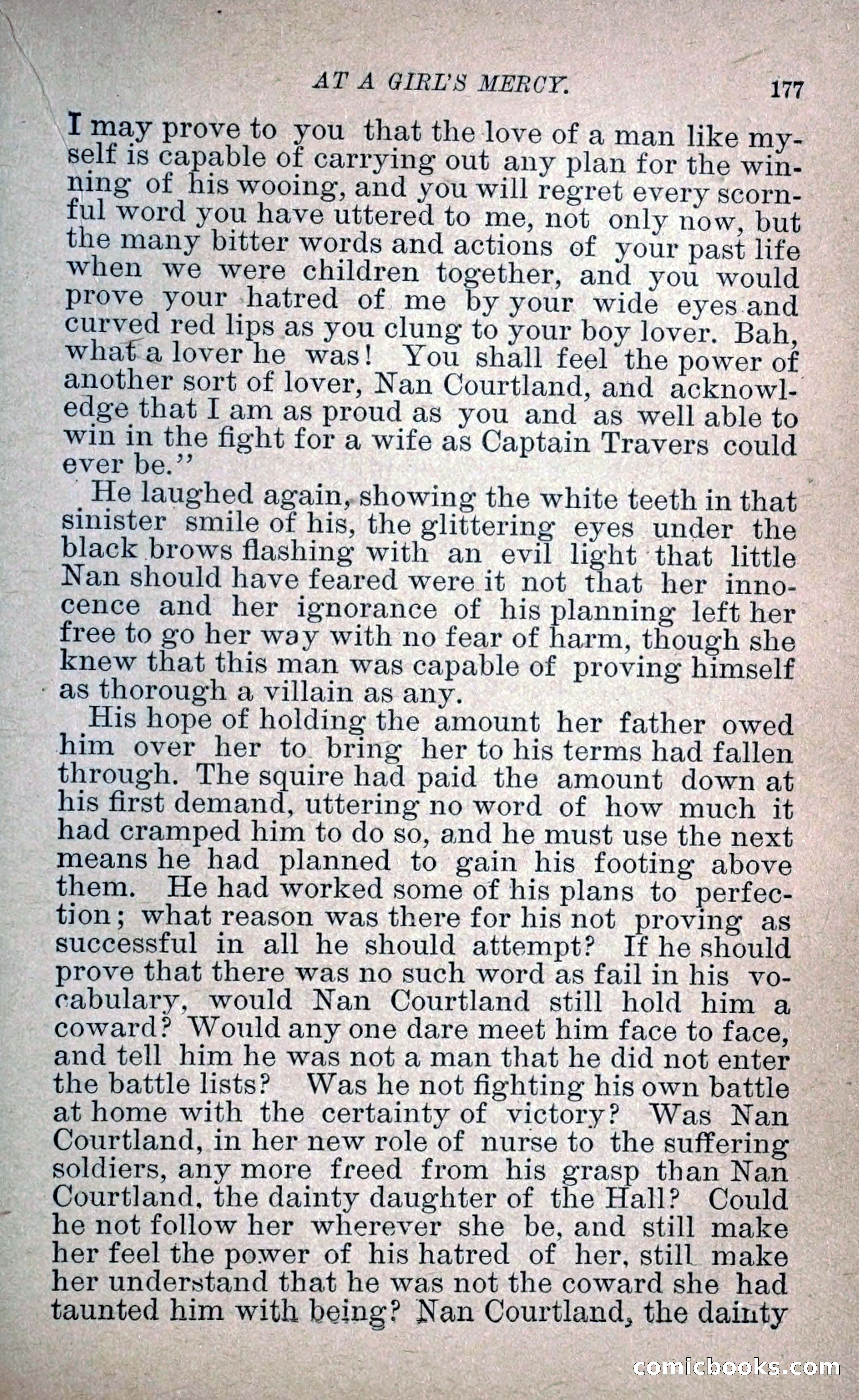 At a Girl's Mercy, or, The Fortunes of War — page 188 of 253