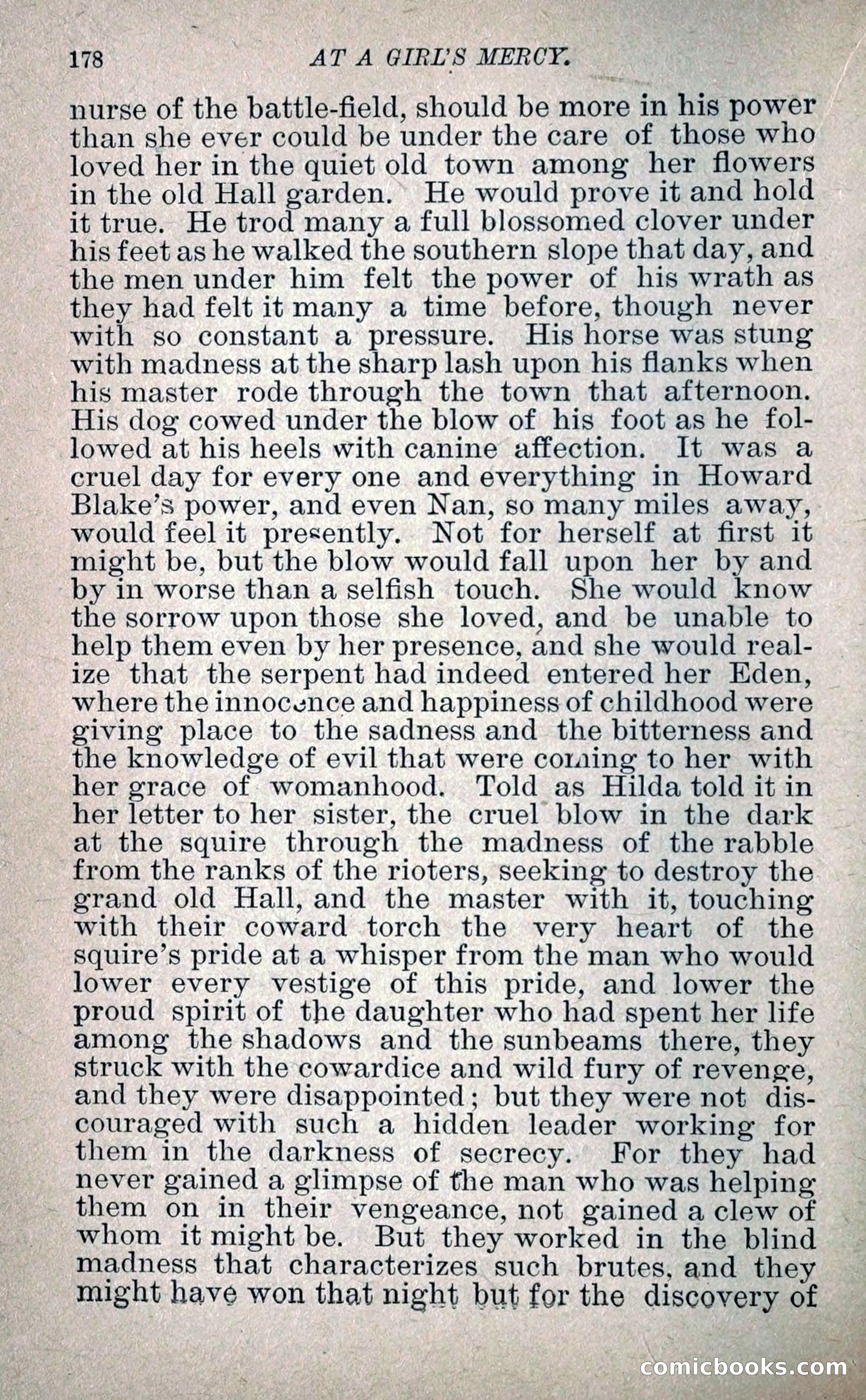 At a Girl's Mercy, or, The Fortunes of War — page 189 of 253