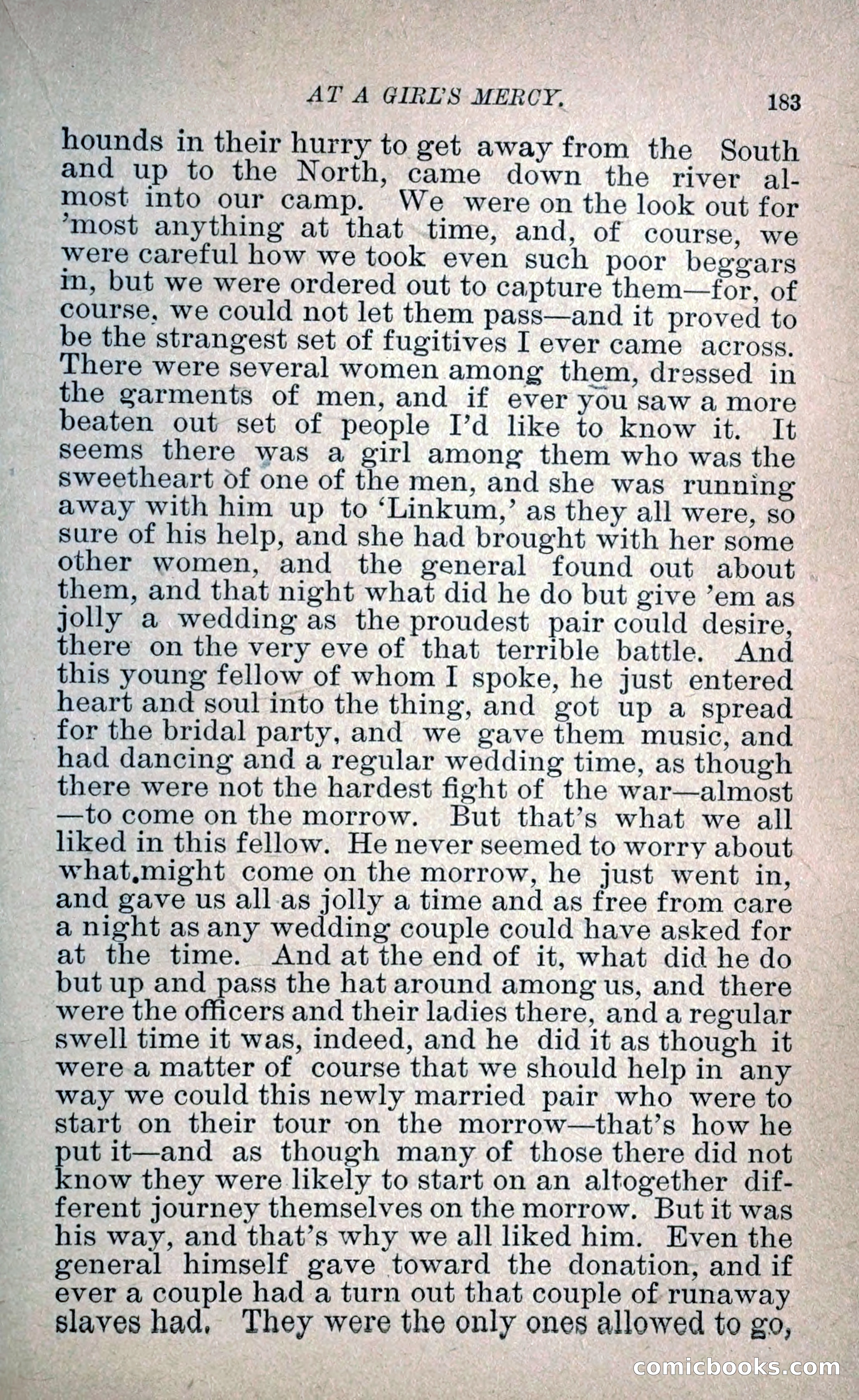 At a Girl's Mercy, or, The Fortunes of War — page 194 of 253