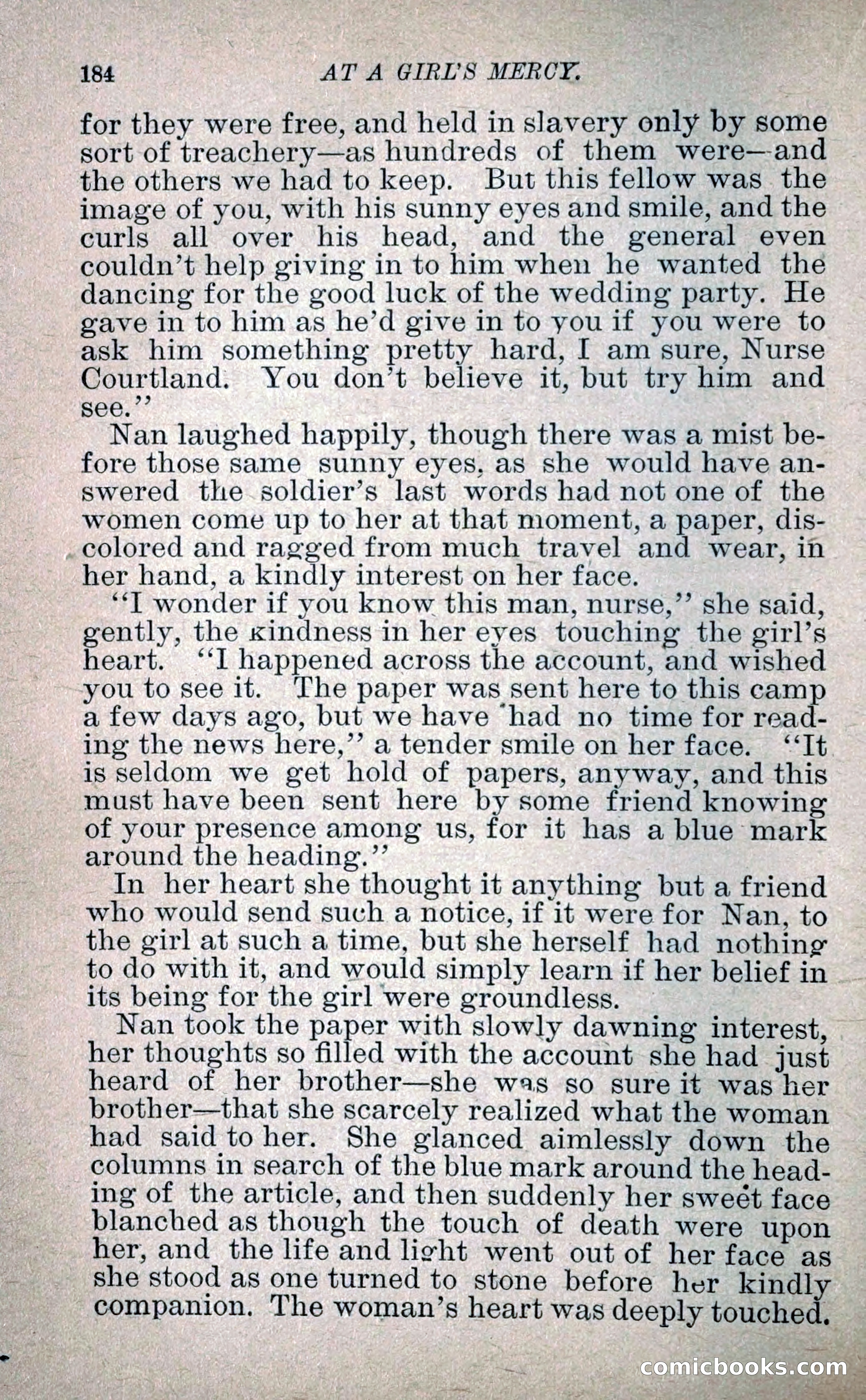 At a Girl's Mercy, or, The Fortunes of War — page 195 of 253