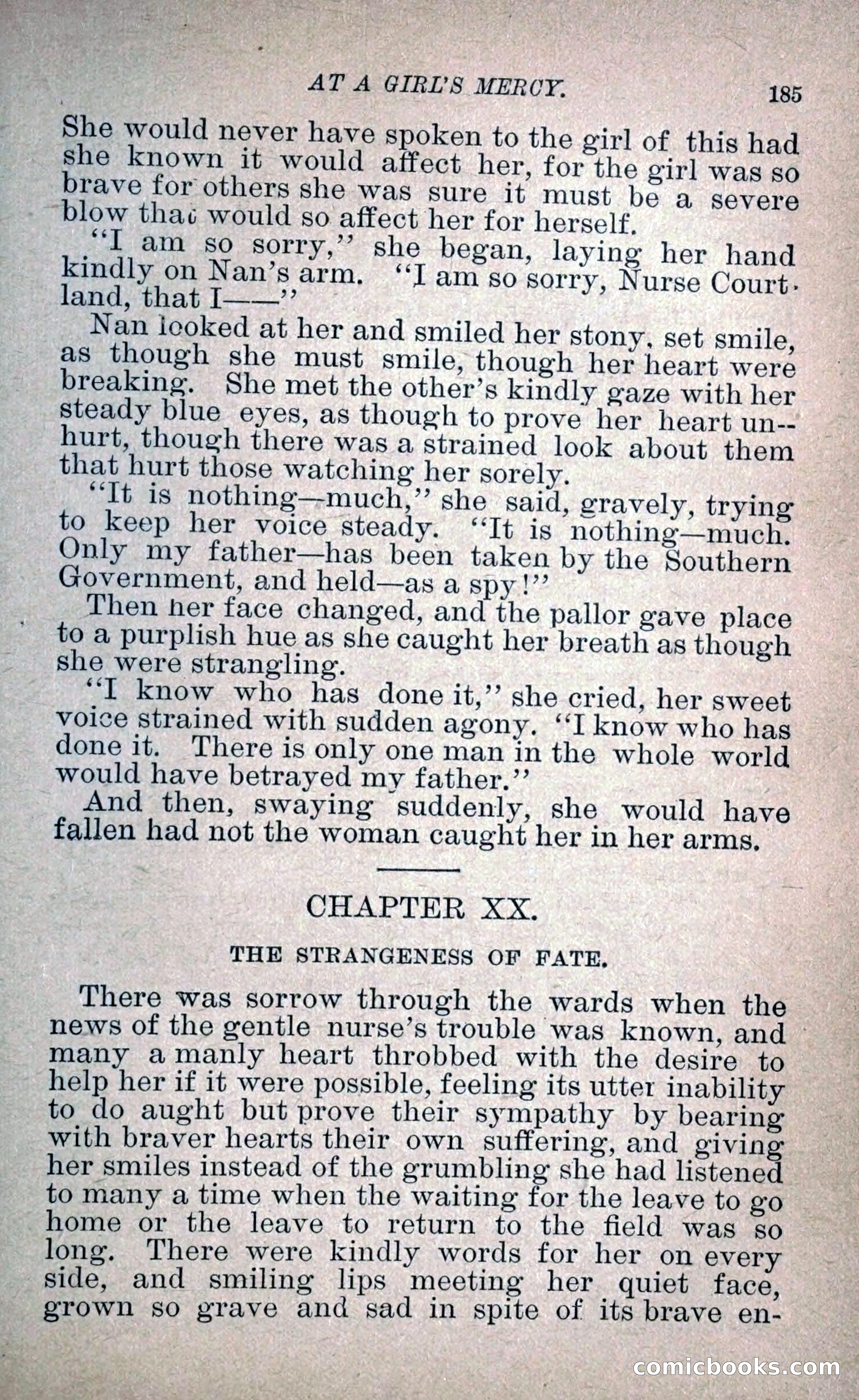 At a Girl's Mercy, or, The Fortunes of War — page 196 of 253
